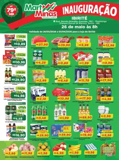 Mart Minas ofertas Ibirité - Pré-Visualização do folheto da loja Mart Minas, válido de 26.05.2026