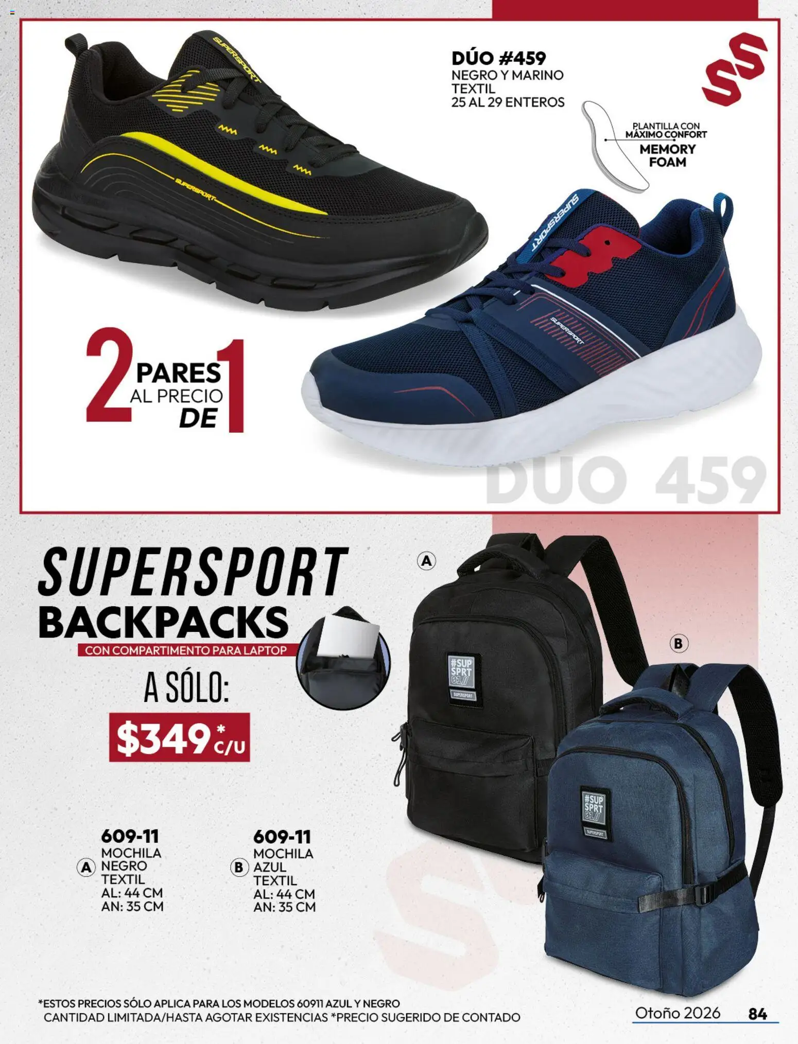 Nuevas ofertas de Cklass válidas en toda la República Mexicana desde el 08/07/2026. ¡Encuentra las mejores ofertas en Cklass catálogo Sportbrands dama! | Página: 232 | Productos: Mochila