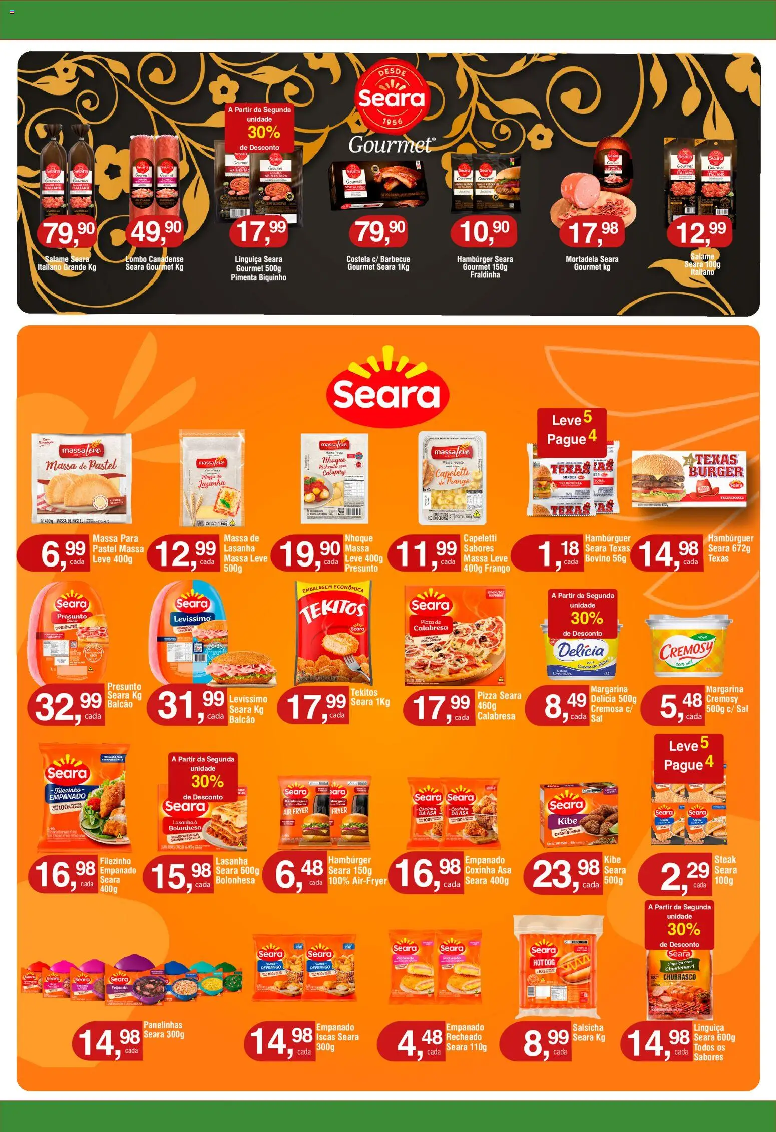Royal Supermercados Folheto - válido de 29/06/2026 | Página: 2 | Produtos: Salsicha, Presunto, Frango, Margarina