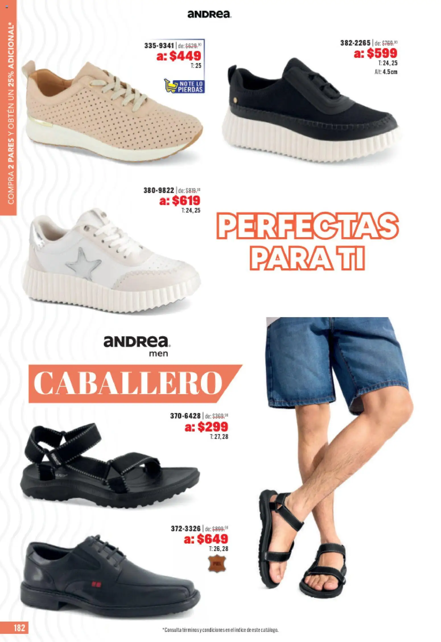 Nuevas ofertas de Andrea válidas en toda la República Mexicana desde el 31.05.2026. ¡Encuentra las mejores ofertas en Andrea catálogo Outlet! | Página: 182