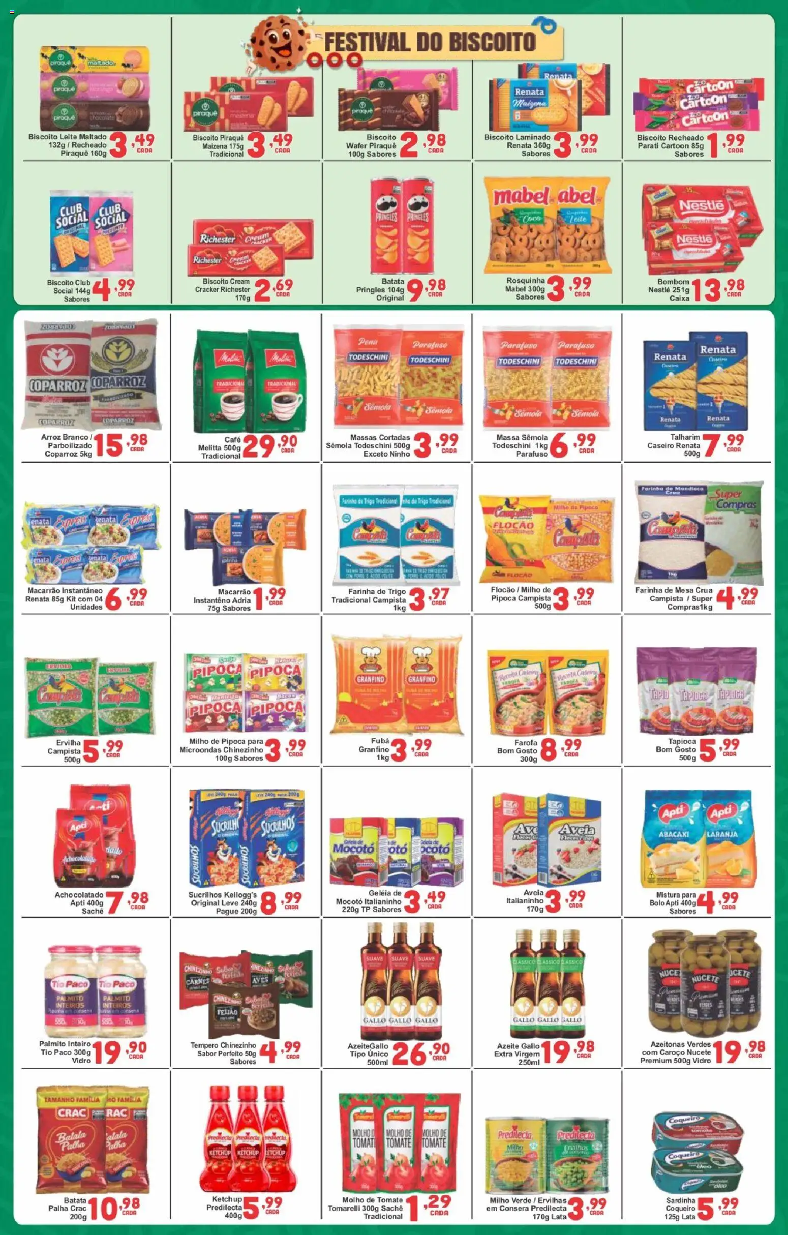 Rede Super Compras Folheto - válido de 09.03.2026 | Página: 2 | Produtos: Talharim, Farinha de trigo, Microondas, Rosquinha