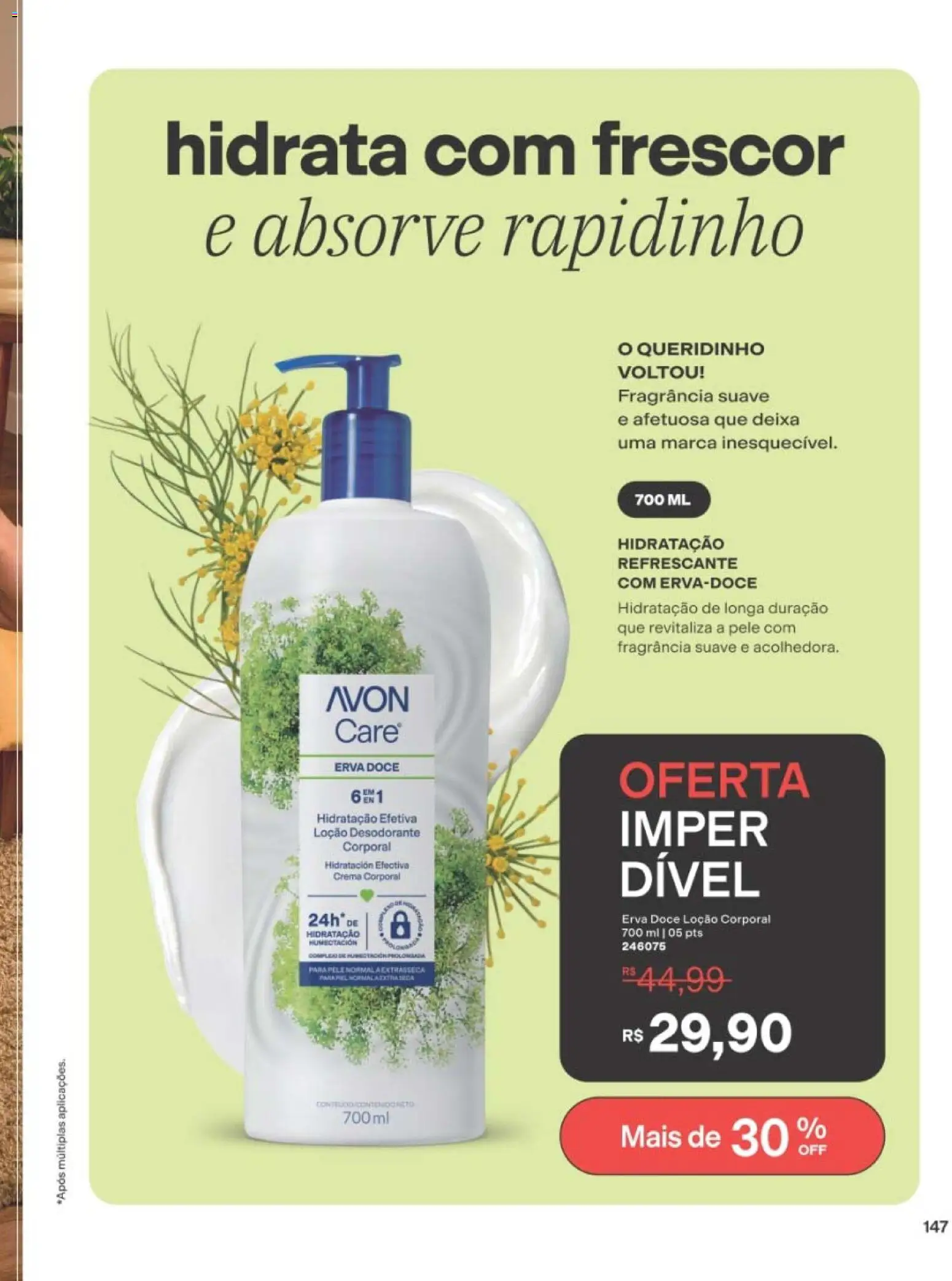 Avon Folheto - válido de 10/08/2026 | Página: 147 | Produtos: Fragrância, Desodorante