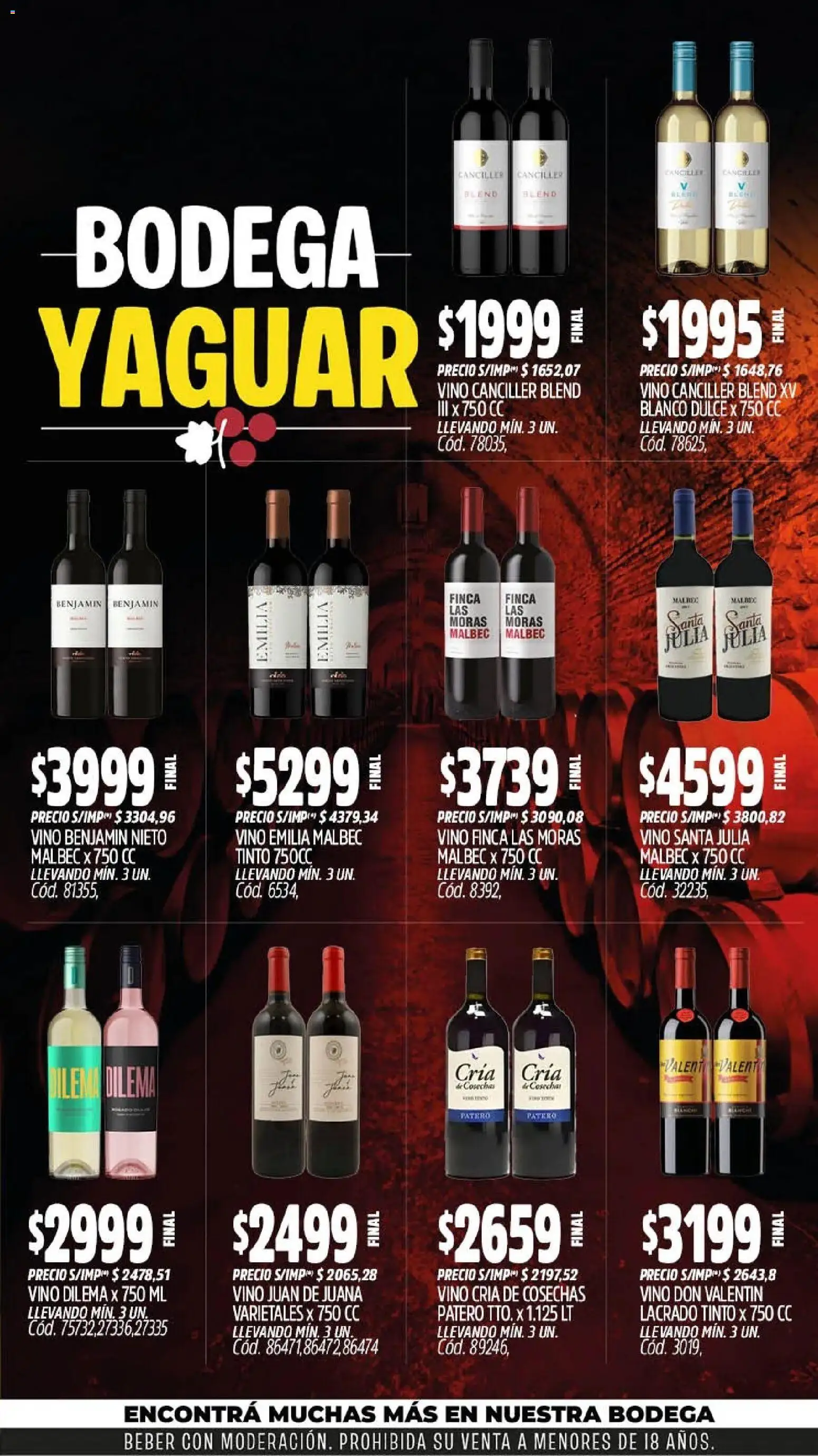 Yaguar - Oferta Semanal Misiones │ válido desde el 10/08/2026 | Página: 6 | Productos: Dulce, Vino