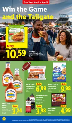 Preview of Lidl weekly ads valid from 09/09/2026 | Page: 14 | Products: Shrimp, Chicken, Sauce, Breadcrumbs