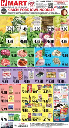 Preview of Hmart weekly ads valid from 08/27/2026