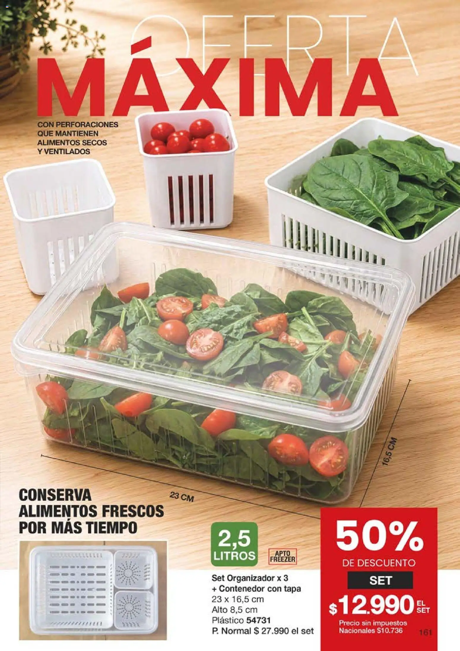Gigot catálogo │ válido desde el 29/09/2026 | Página: 161 | Productos: Organizador, Alimentos, Freezer