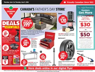 Preview of Canadian Tire weekly flyer from shop Canadian Tire valid from 04.06.2026