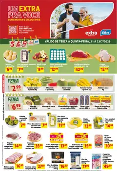 Extra ofertas de Mercado Terça e Quinta - Pré-Visualização do folheto da loja Extra, válido de 21/07/2026