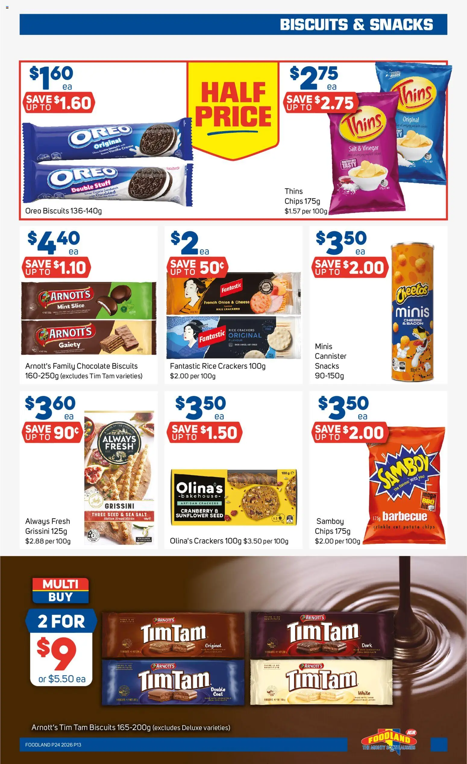 Foodland catalogue - valid from 10.06.2026 | Page: 13 | Products: Bacon, Crackers, Coat, Vinegar