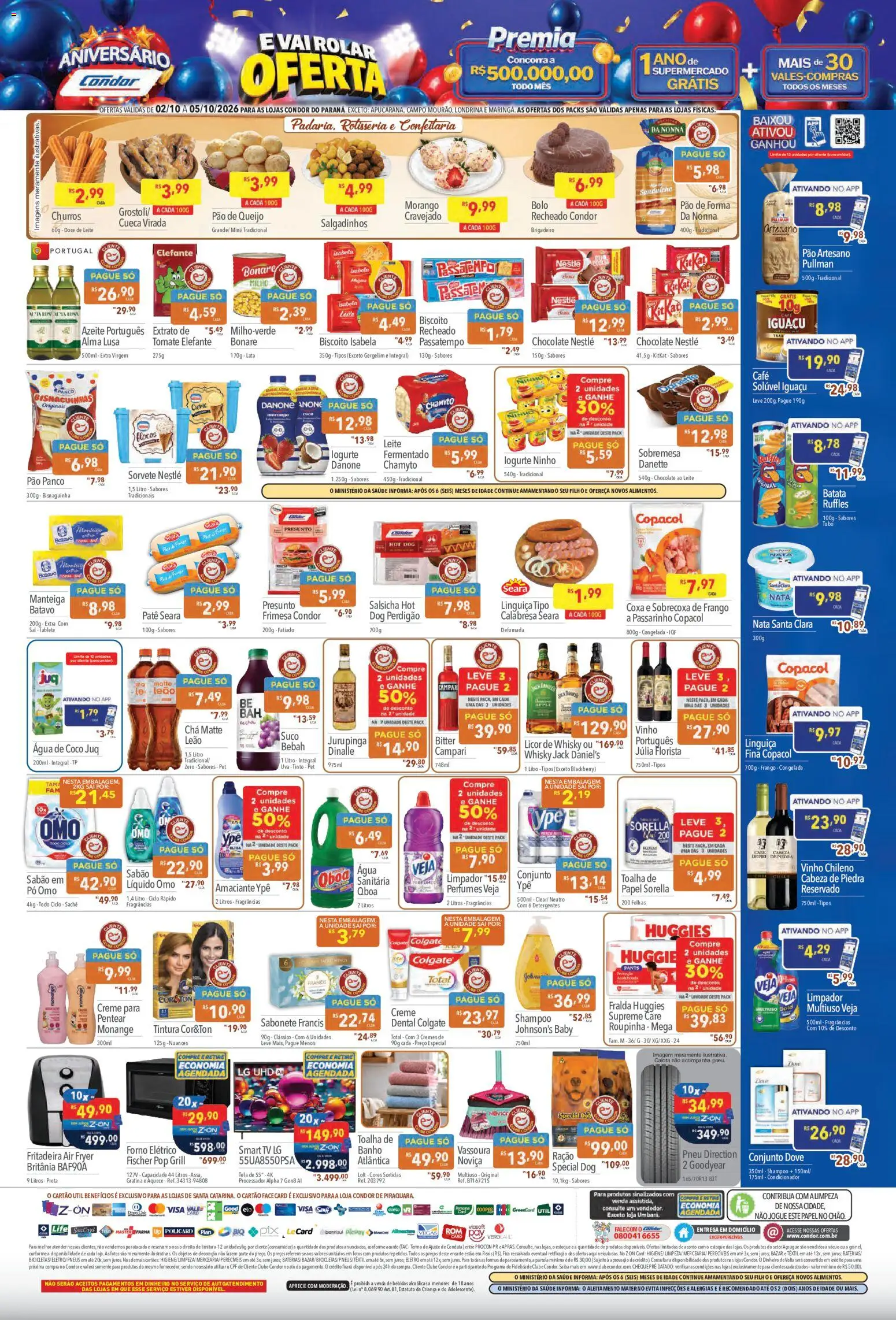 Supermercados Condor Folheto - válido de 02/10/2026 | Página: 2