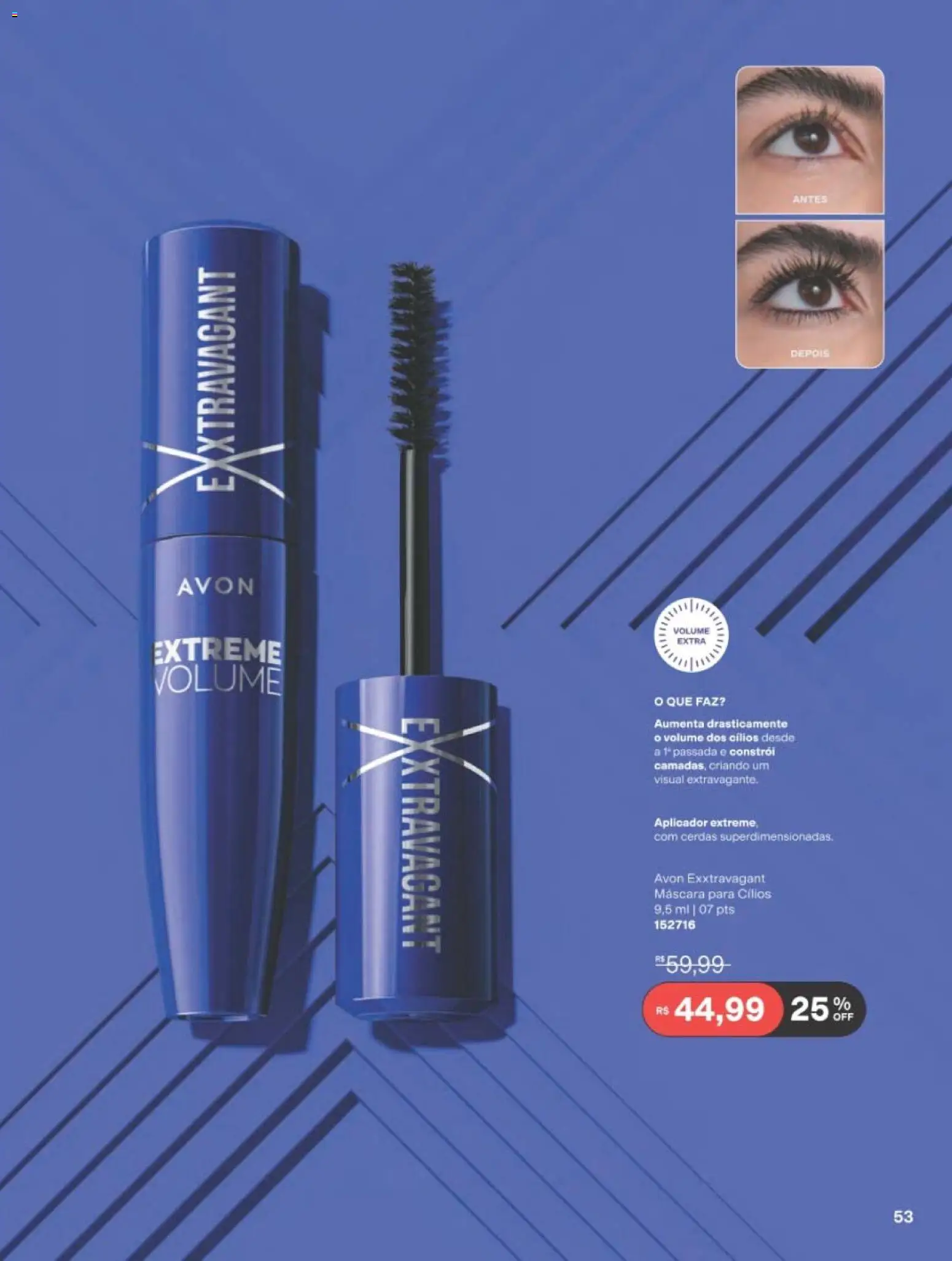 Avon Folheto - válido de 19/07/2026 | Página: 53 | Produtos: Máscara para cílios