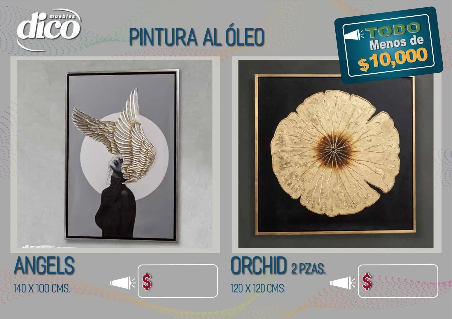 Nuevas ofertas de Muebles Dico válidas en toda la República Mexicana desde el 09.04.2026. ¡Encuentra las mejores ofertas en Muebles Dico catálogo Todo menos de 10000 Pacifico! | Página: 64 | Productos: Pintura