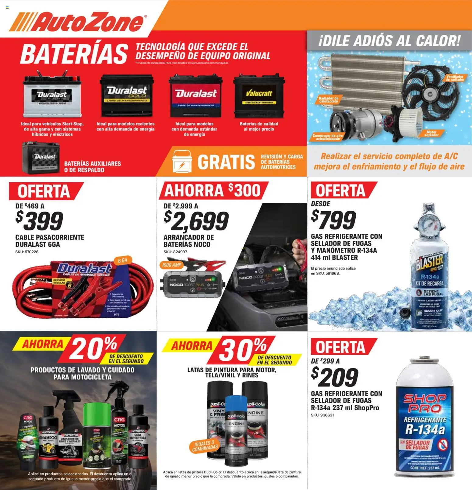 Nuevas ofertas de AutoZone válidas en toda la República Mexicana desde el 09/08/2026. ¡Encuentra las mejores ofertas en AutoZone catálogo! | Página: 2