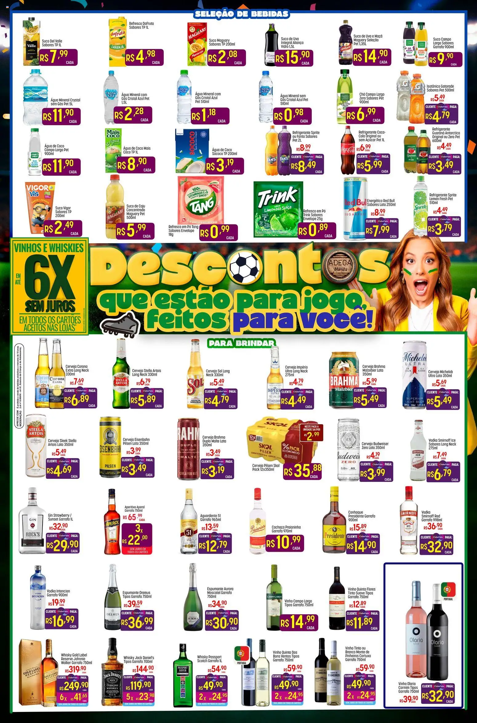 Super Muffato Folheto - válido de 11.06.2026 | Página: 4 | Produtos: Cará, Espumante, Whisky, Chá