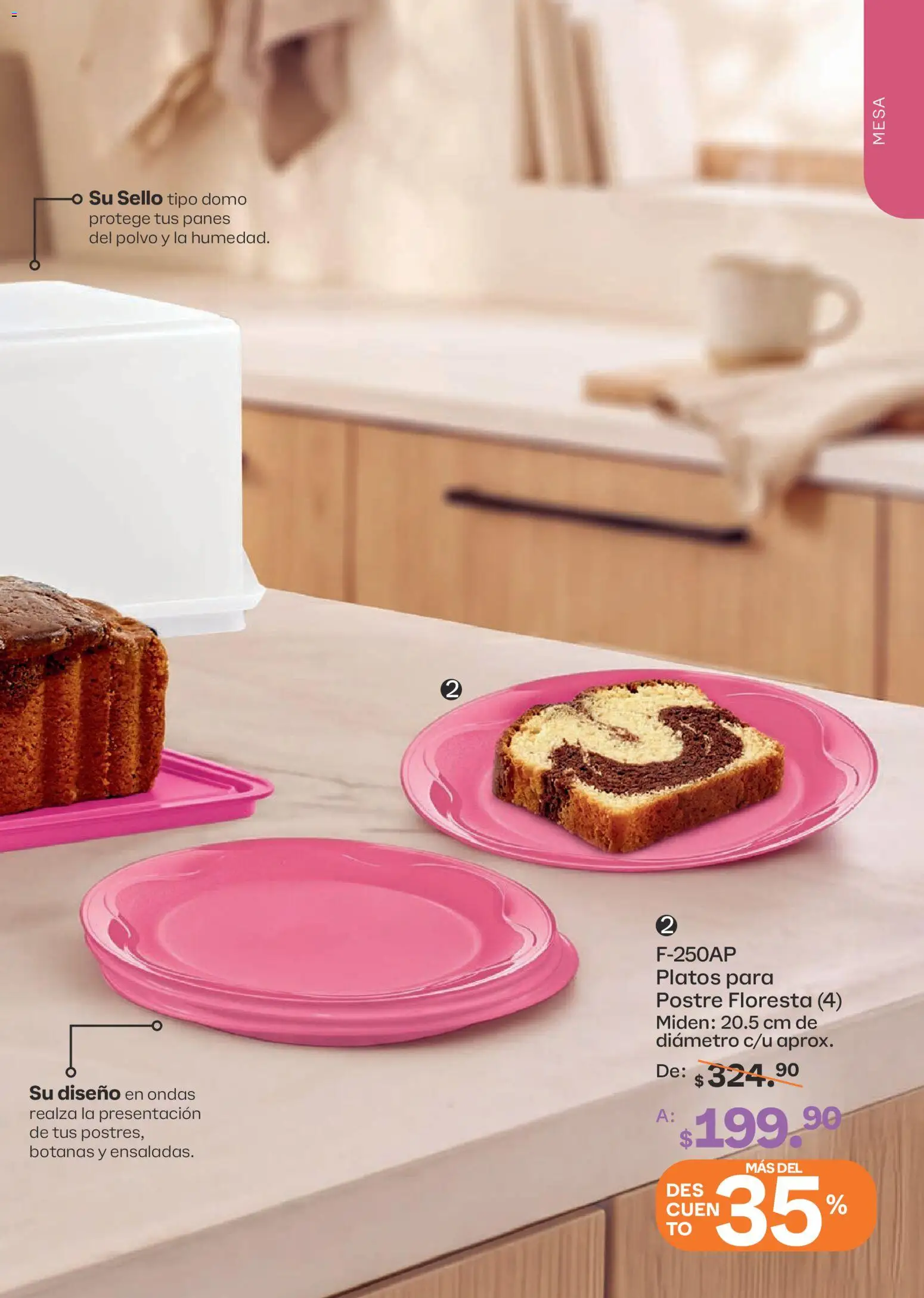 Nuevas ofertas de Tupperware válidas en toda la República Mexicana desde el 07/09/2026. ¡Encuentra las mejores ofertas en Tupperware catálogo! | Página: 45 | Productos: Postre, Mesa, Polvo