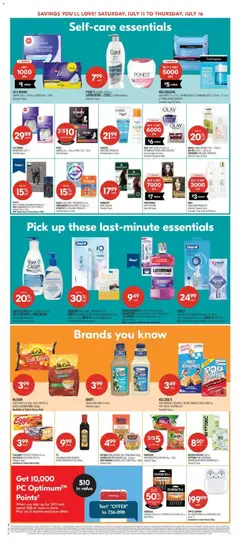 Preview of Shoppers weekly flyer / circulaire from shop Shoppers valid from Jul 10, 2026 | Page: 13 | Products: Rice, Cream, Case, Toaster