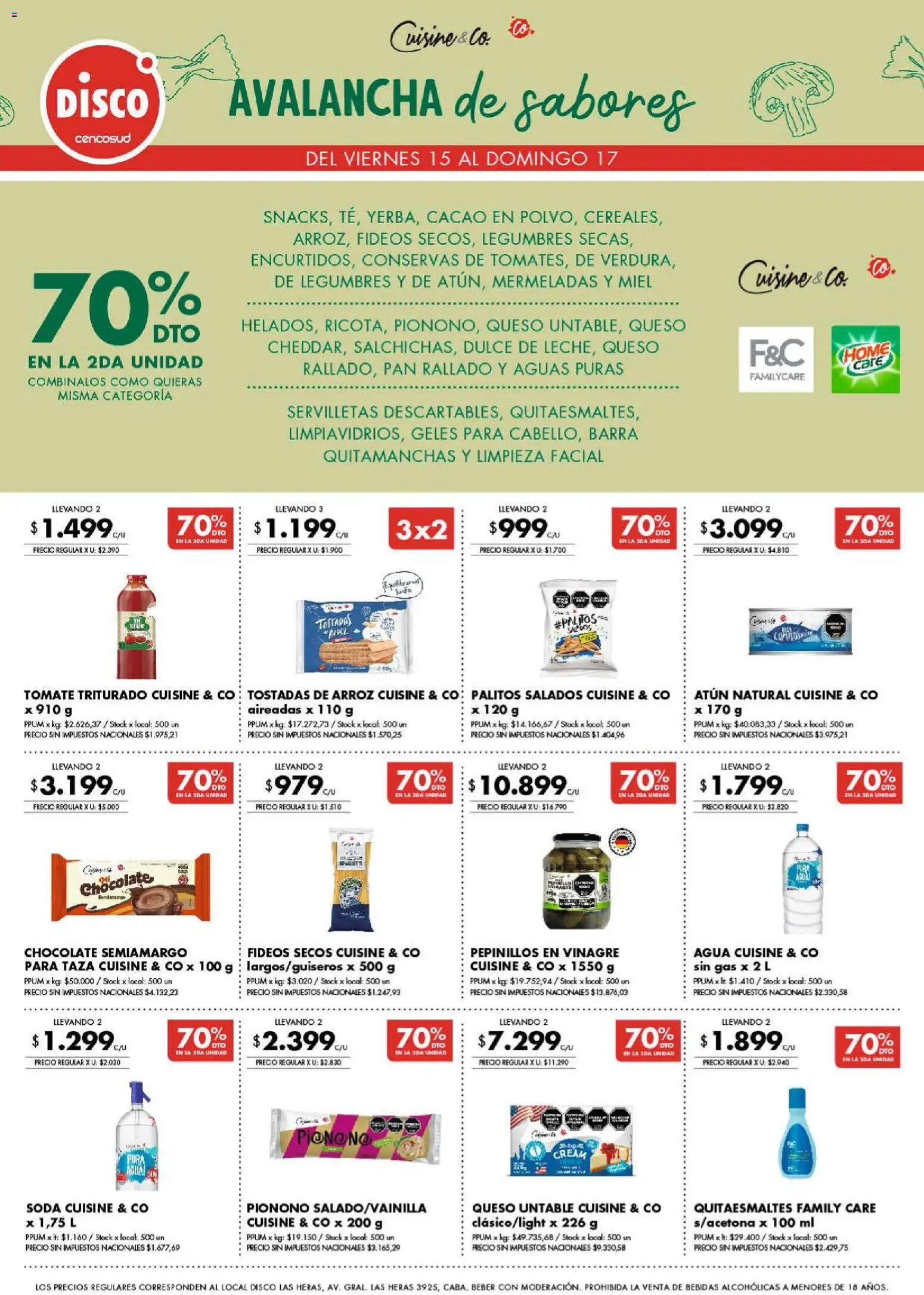 Disco - Ofertas | Córdoba │ válido desde el 14.05.2026 | Página: 7 | Productos: Soda, Atún, Chocolate, Cacao