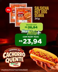 Mart Minas ofertas Semana do Cachorro-Quente - Pré-Visualização do folheto da loja Mart Minas, válido de 03/09/2026