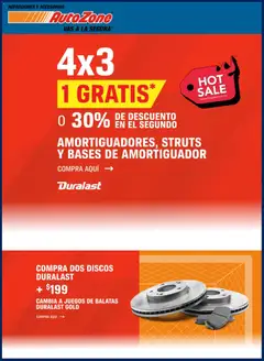 Vista previa de AutoZone Hot Sale, nuevo folleto de la tienda, válido en México a partir del 25.05.2026