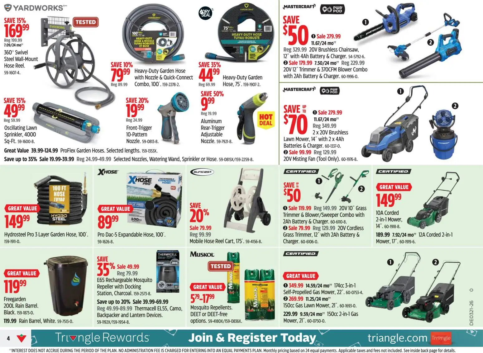 Canadian Tire flyer valid from 21.05.2026 | Page: 4 | Products: Fan, Battery