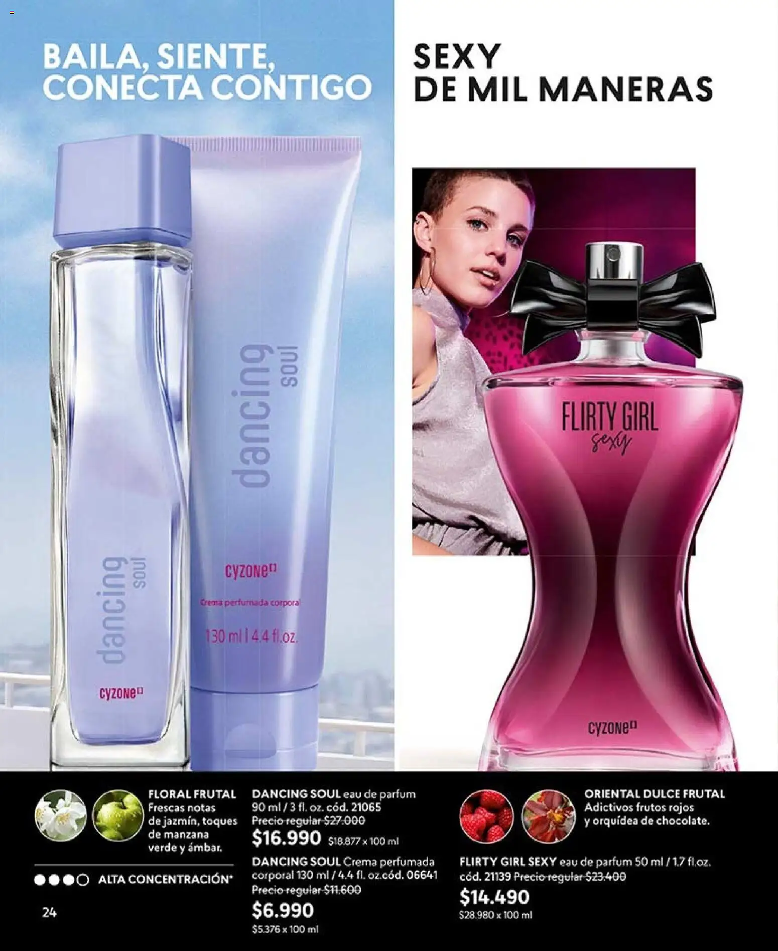 Catálogo CyZone Campaña 12 │ válido desde el 06.07.2026 | Página: 24 | Productos: Manzana, Crema