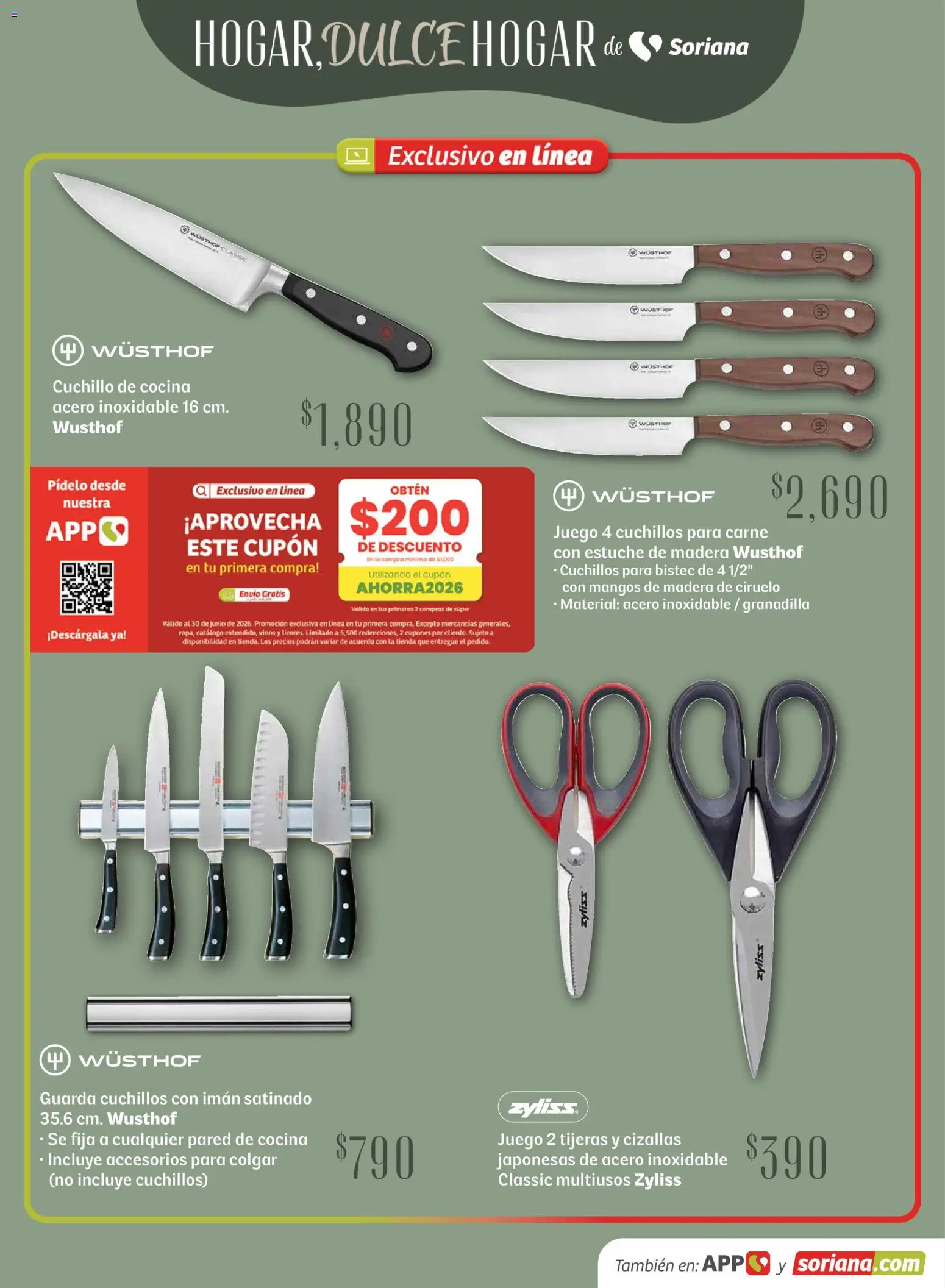 Nuevas ofertas de Soriana válidas en toda la República Mexicana desde el 15.04.2026. ¡Encuentra las mejores ofertas en Soriana Hogar Dulce Hogar Híper Nacional! | Página: 19 | Productos: Imán, Estuche, Juego, Cocina