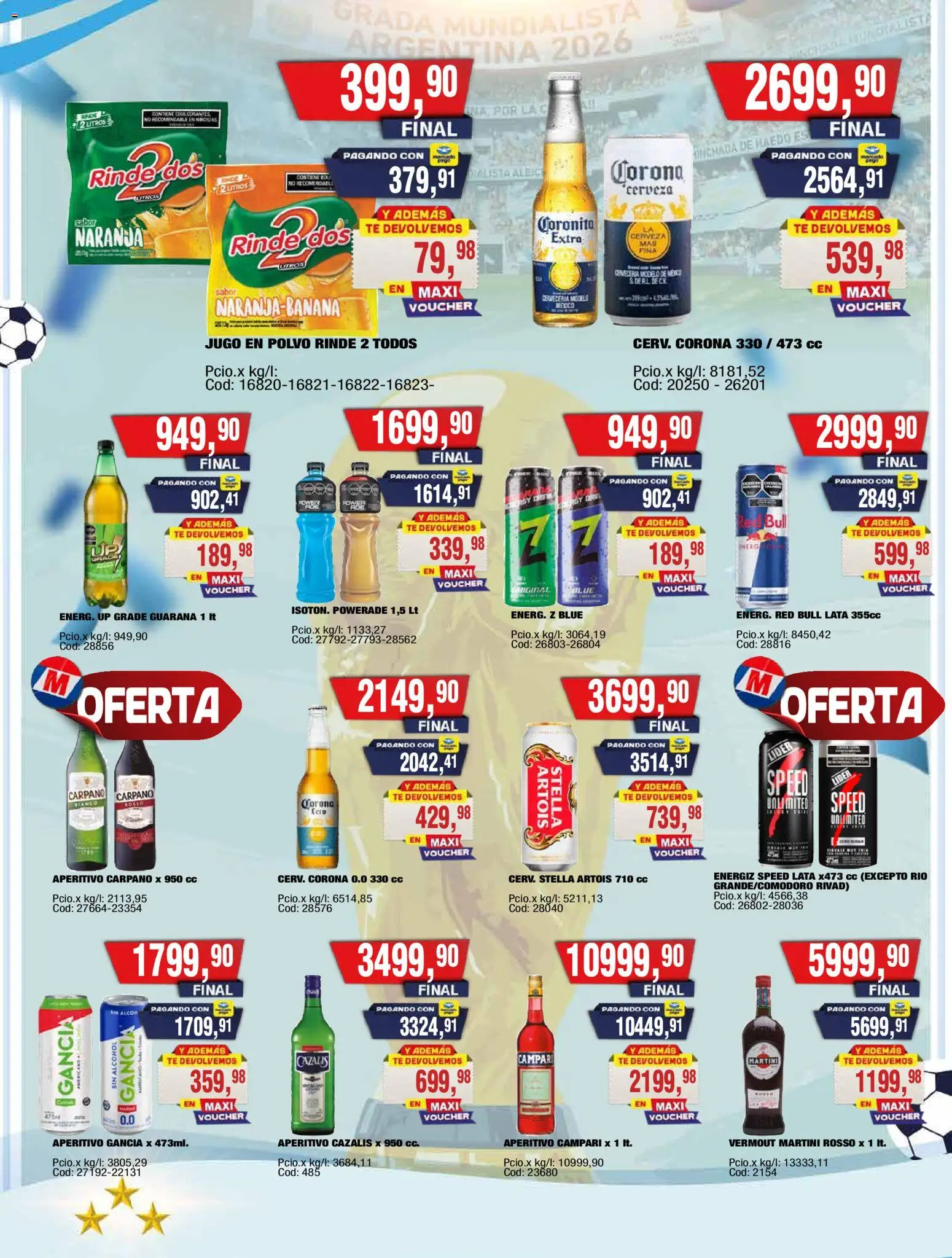 Maxiconsumo ofertas │ válido desde el 29/06/2026 | Página: 21 | Productos: Polvo, Jugo, Cerveza, Té
