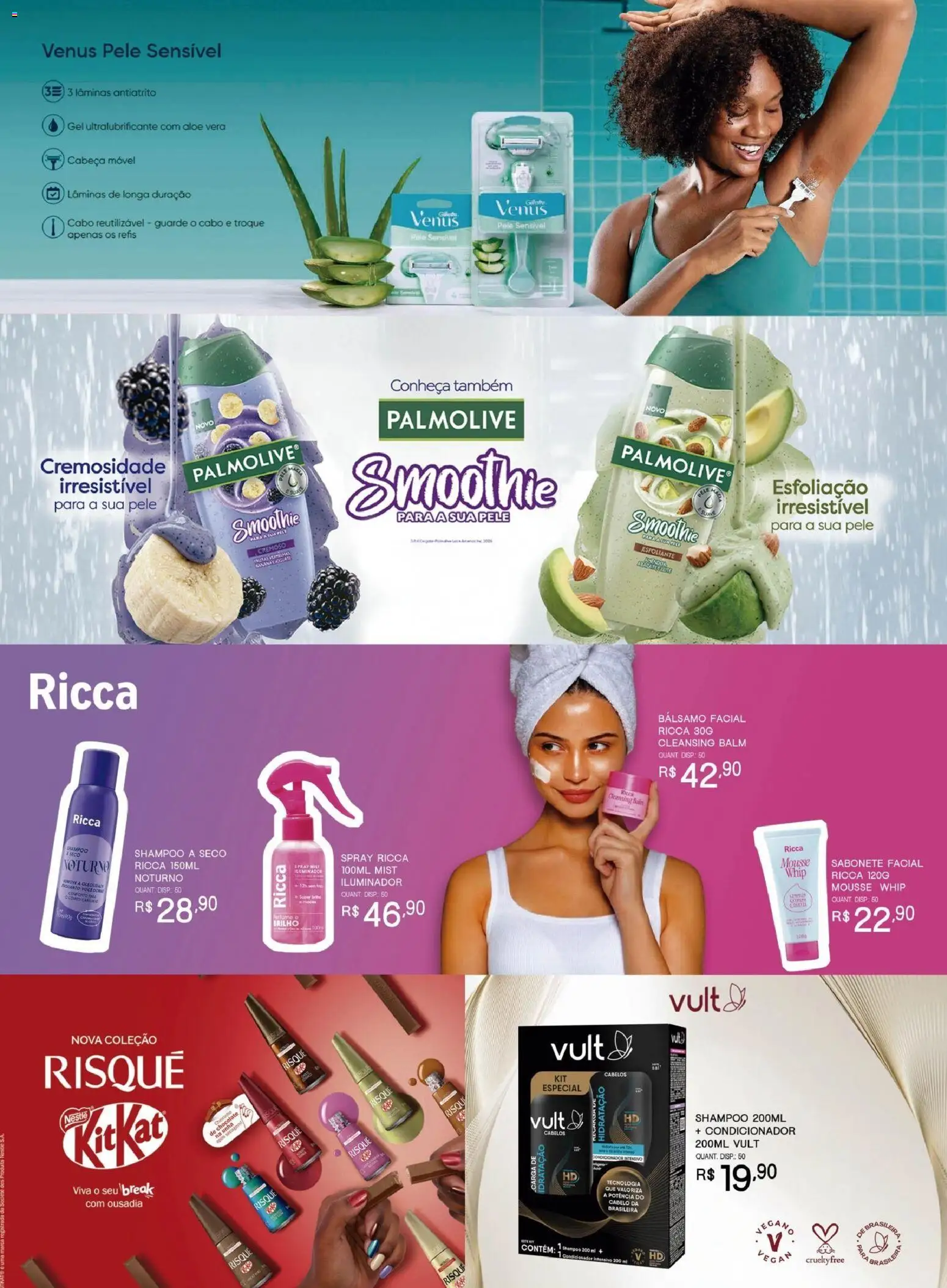 Bistek Supermercados Folheto - válido de 30/09/2026 | Página: 6 | Produtos: Mousse, Chocolate, Iluminador, Cabo