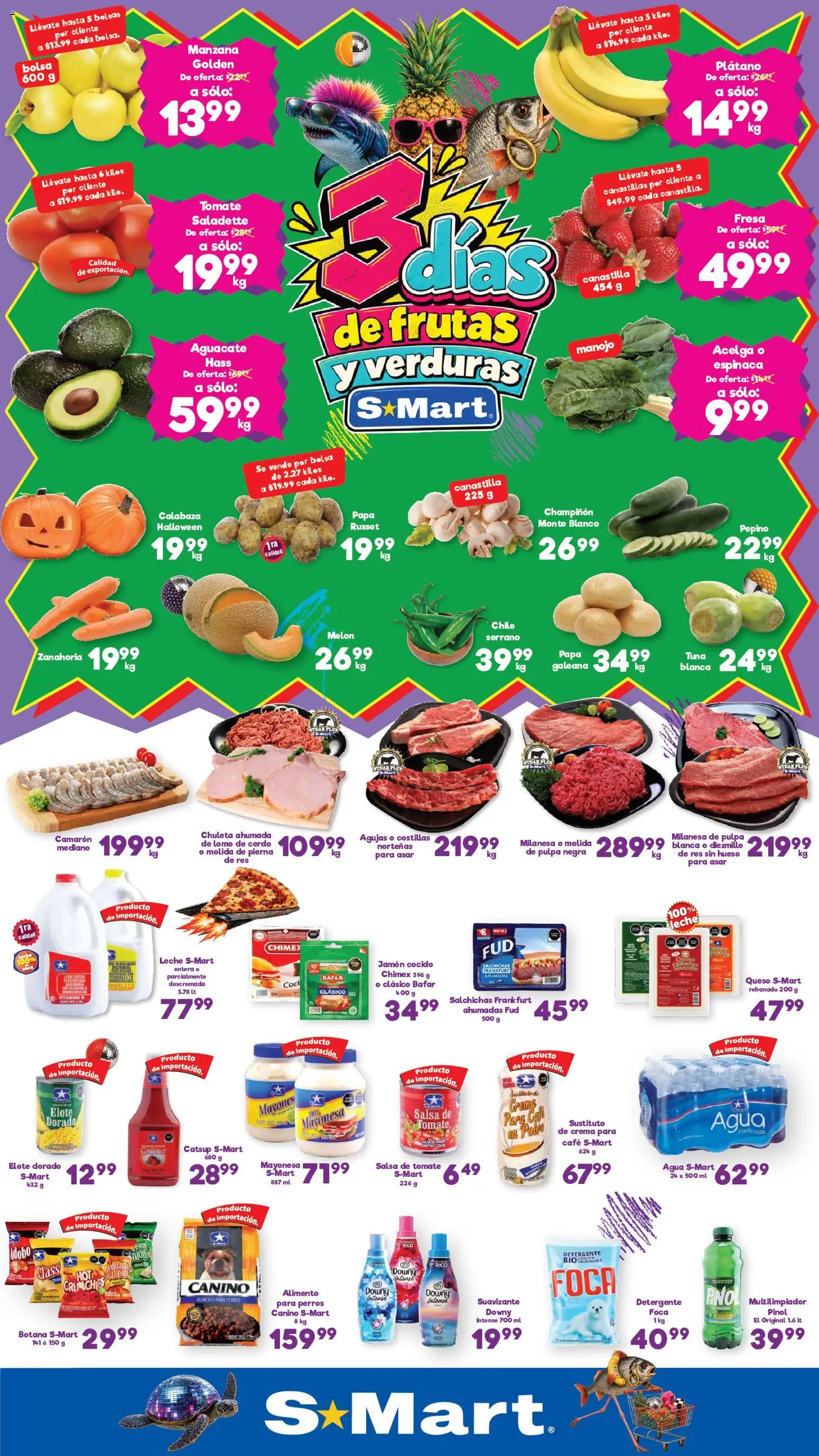 Nuevas ofertas de S-Mart válidas en toda la República Mexicana desde el 20/10/2026. ¡Encuentra las mejores ofertas en S-Mart folleto Monterrey! | Página: 3