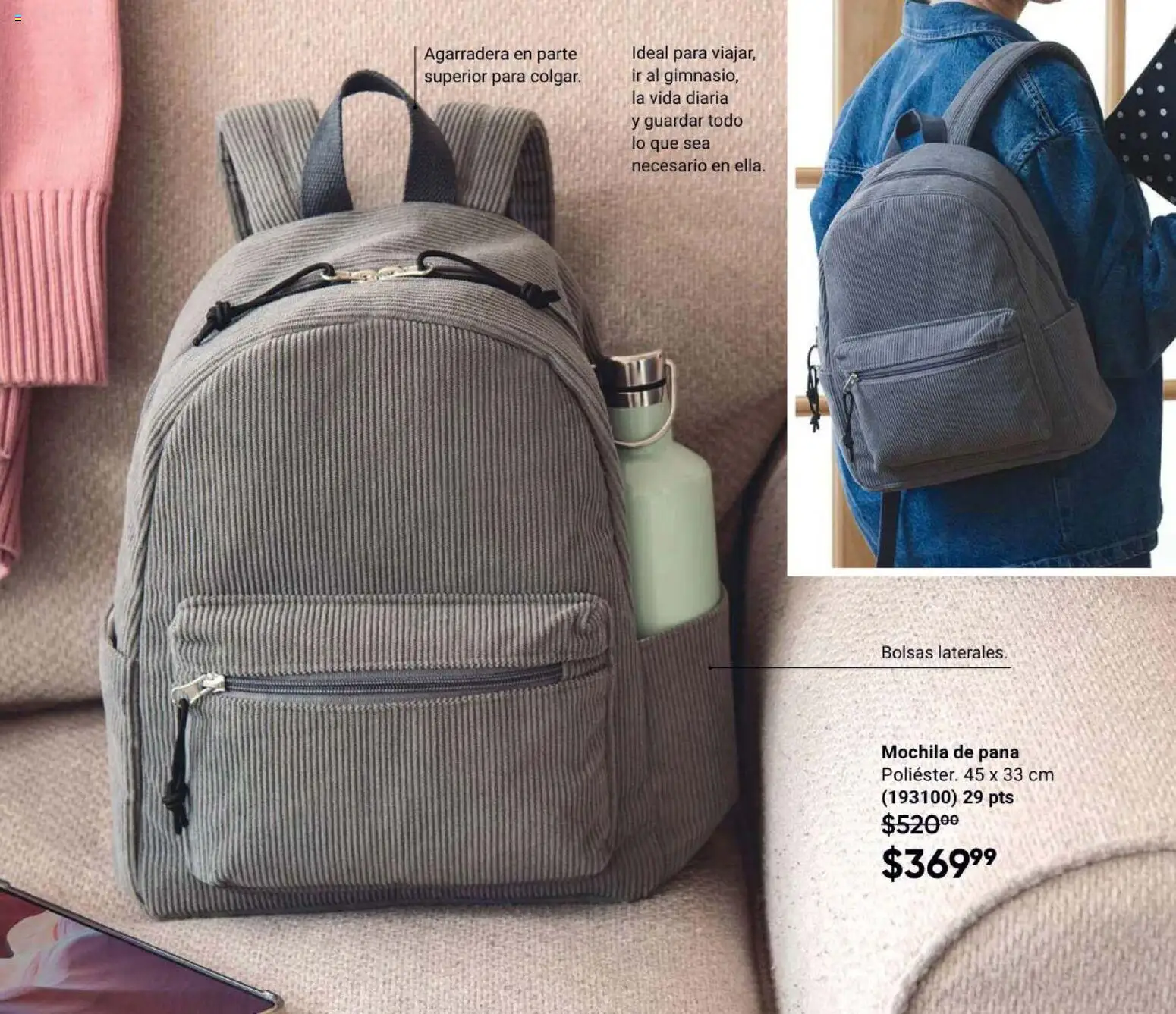 Nuevas ofertas de AVON válidas en toda la República Mexicana desde el 31/07/2026. ¡Encuentra las mejores ofertas en AVON Casa & Estilo 12 2026! | Página: 139 | Productos: Mochila