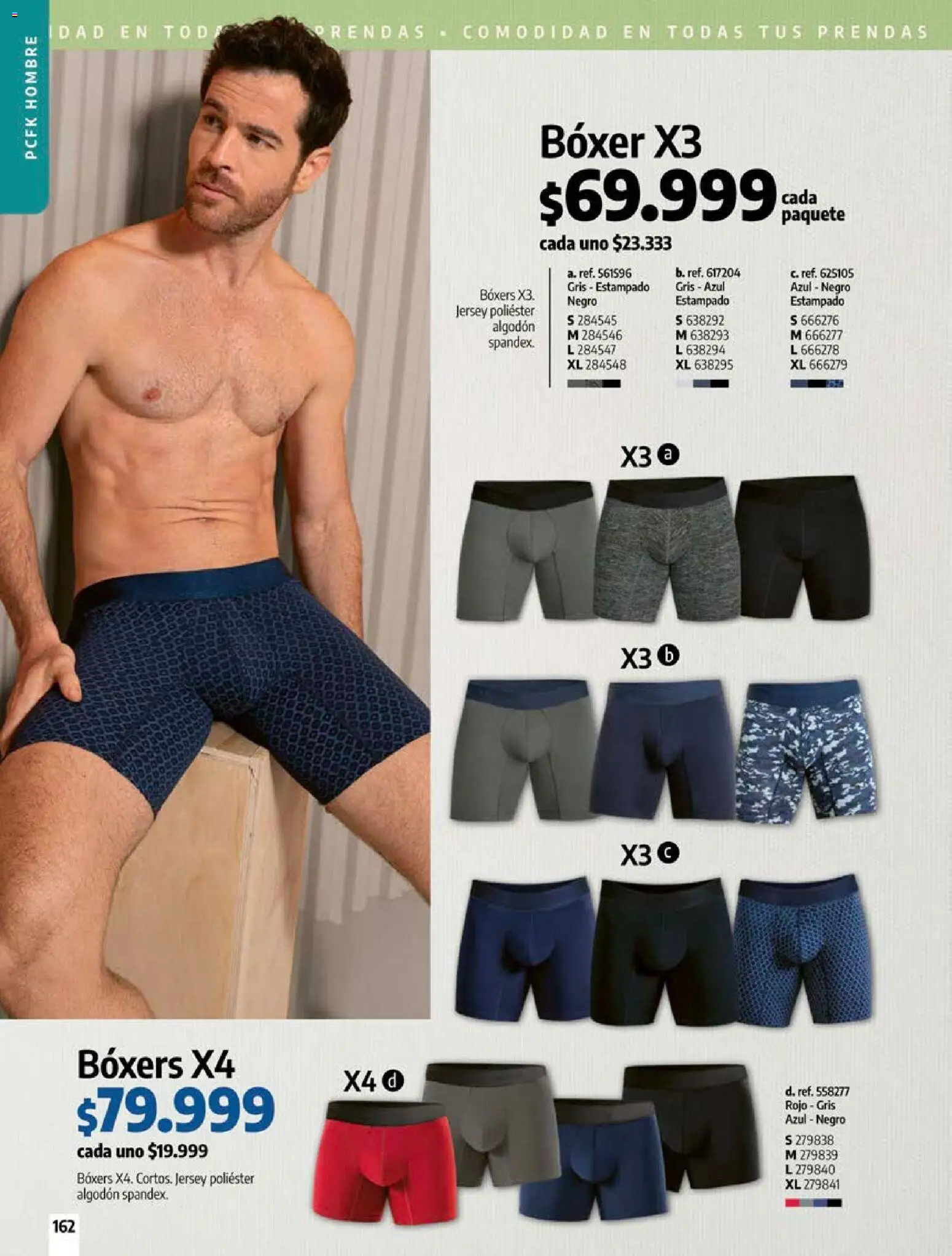 Pacifika revista - valida desde el 12/07/2026 | Página: 162 | Productos: Algodón, Boxers