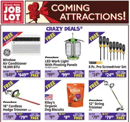Preview of Ocean State Job Lot weekly ads valid from 08/20/2026