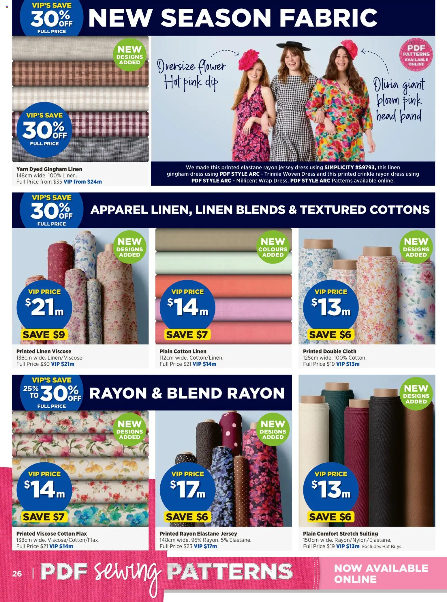 Spotlight catalogue - valid from 02/09/2026 | Page: 26 | Products: Cloth, Linen, Jersey, Dress