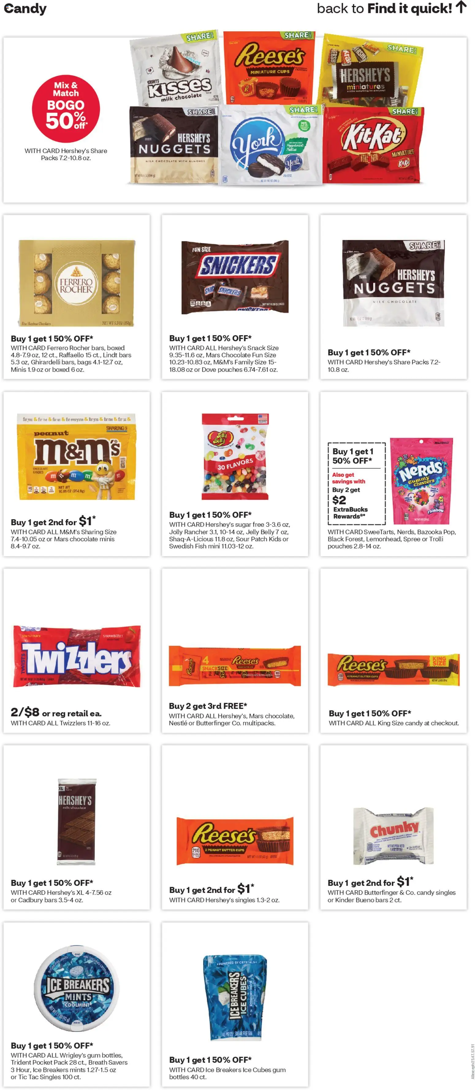 CVS Pharmacy Weekly Ad - AZ - valid from 12.04.2026 | Page: 15 | Products: Milk, Chocolate, Fish, Sugar