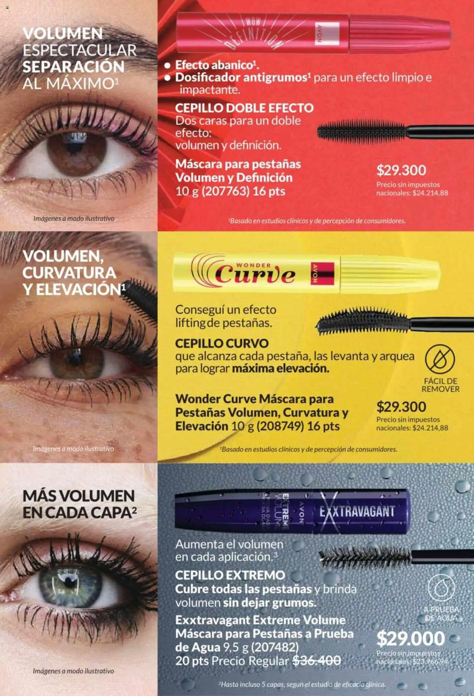 Catálogo AVON Campaña 5/2026 │ válido desde el 01.05.2026 | Página: 45 | Productos: Cepillo, Máscara, Agua