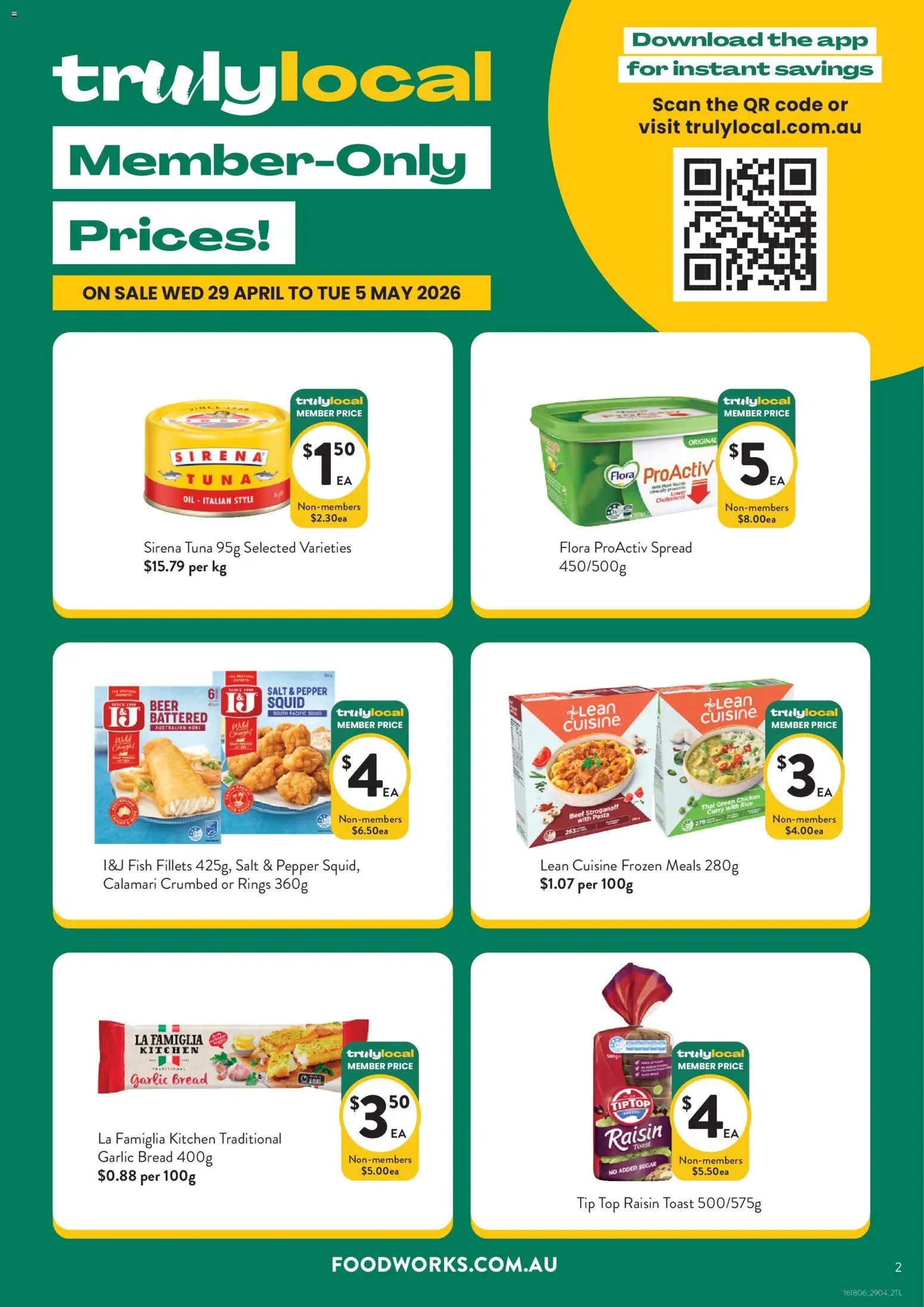 Foodworks catalogue - valid from 29.04.2026 | Page: 2 | Products: Oil, Bread, Rice, Pepper