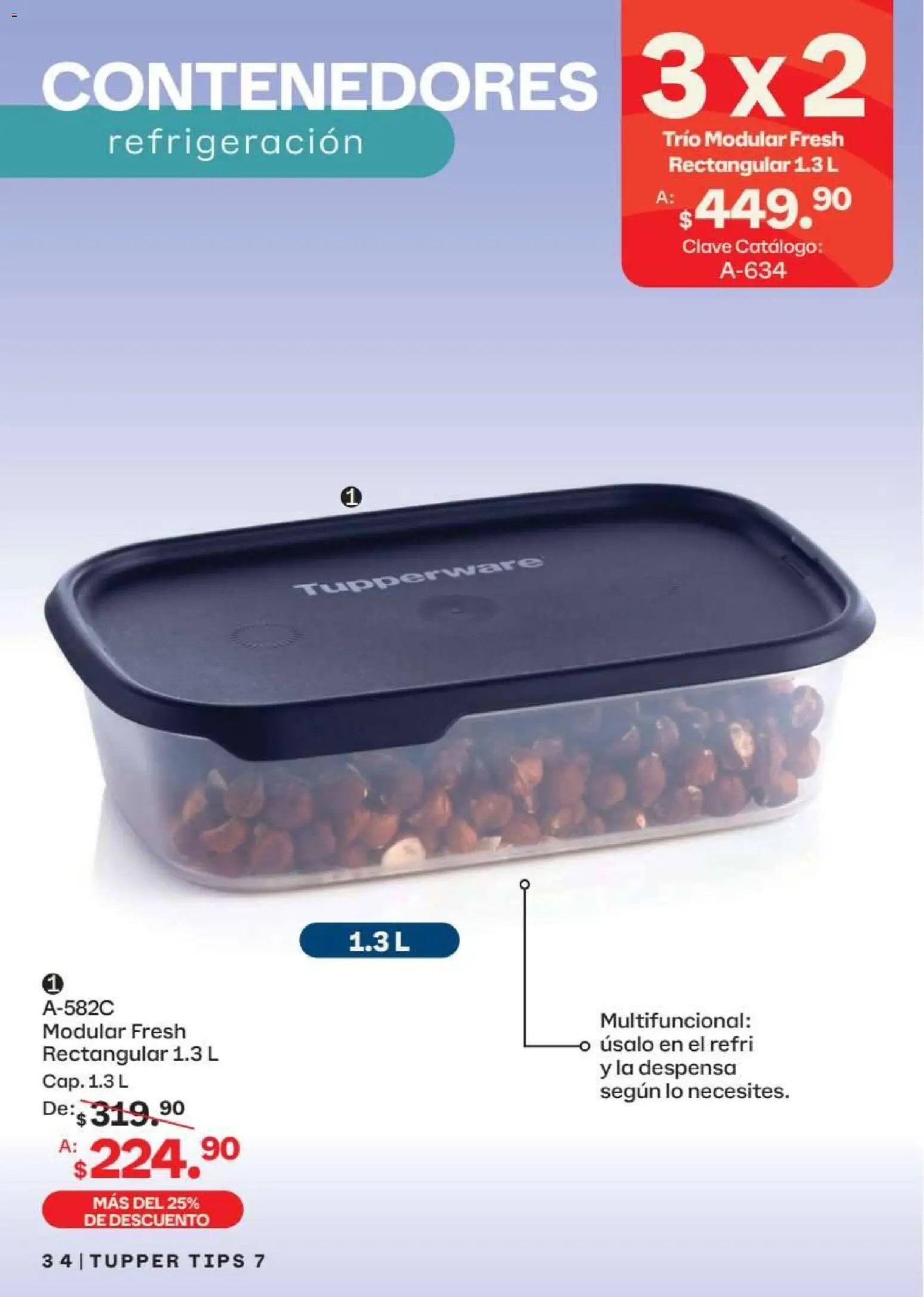 Nuevas ofertas de Tupperware válidas en toda la República Mexicana desde el 15.06.2026. ¡Encuentra las mejores ofertas en Tupperware catálogo! | Página: 34