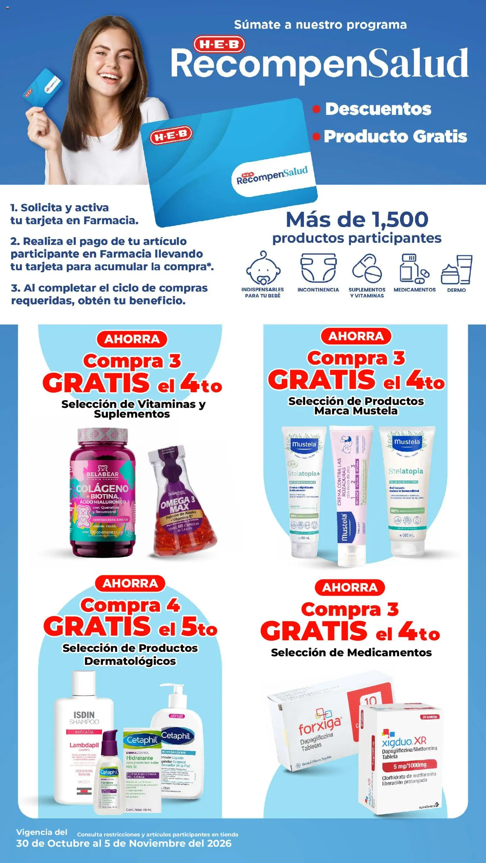 Nuevas ofertas de H-E-B válidas en toda la República Mexicana desde el 30/10/2026. ¡Encuentra las mejores ofertas en H-E-B folleto! | Página: 17