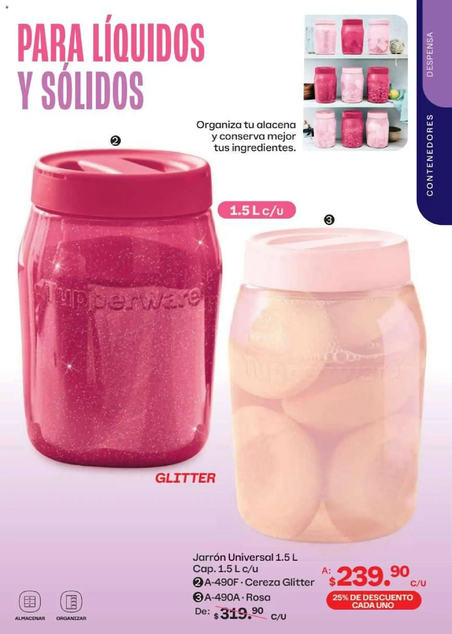 Nuevas ofertas de Tupperware válidas en toda la República Mexicana desde el 15.06.2026. ¡Encuentra las mejores ofertas en Tupperware catálogo! | Página: 57
