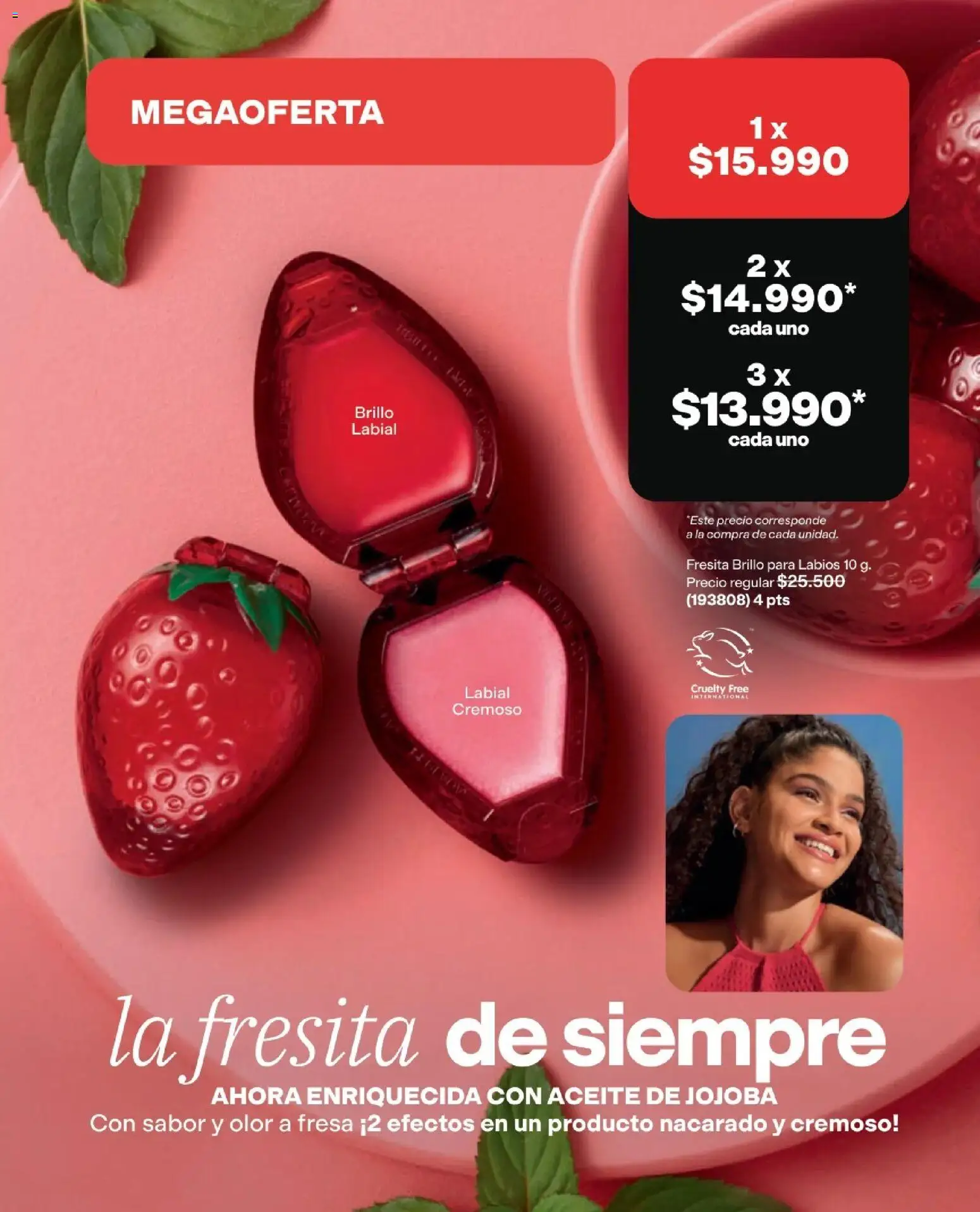 Avon revista - valida desde el 15/07/2026 | Página: 42 | Productos: Fresa, Brillo, Aceite