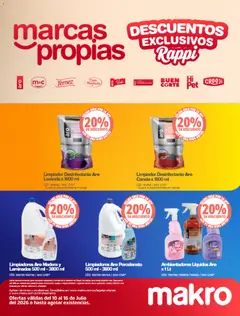 Makro catálogo -  Vista previa de la revista de la tienda Makro valido desde el 10/07/2026 | Página: 10 | Productos: Limpiador, Desinfectante