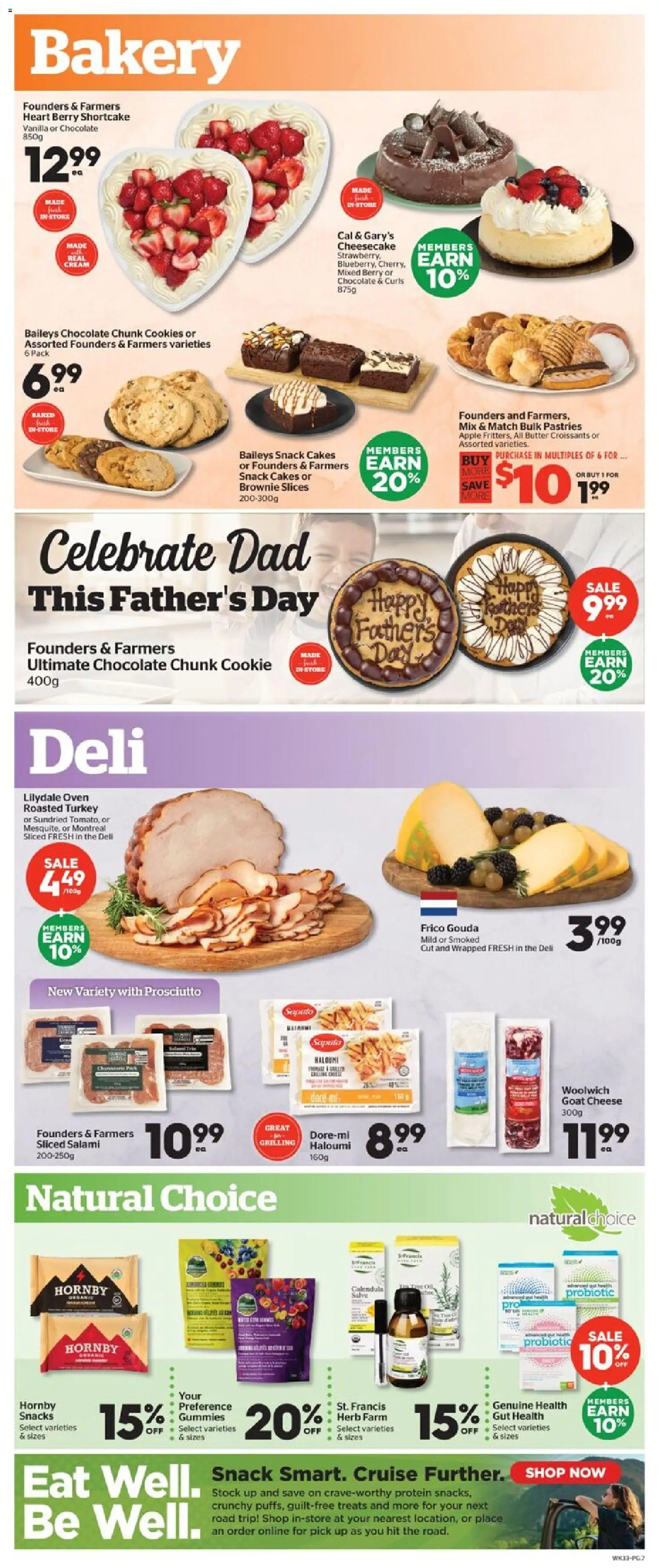 Calgary Co-op flyer valid from 18.06.2026 | Page: 7 | Products: Cream, Bakery, Butter, Chocolate