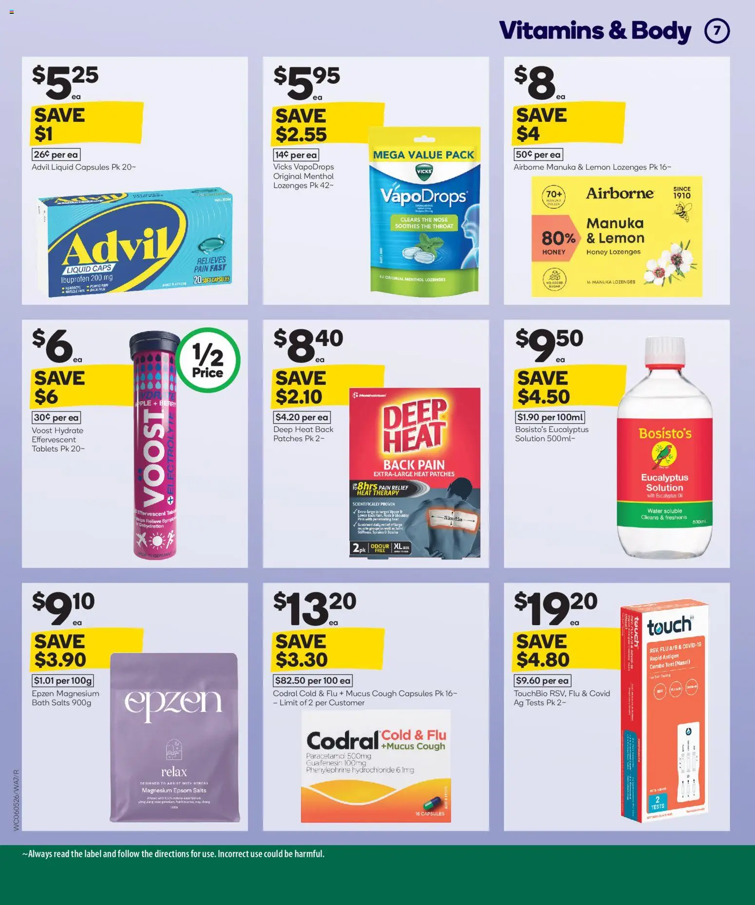 Woolworths catalogue - valid from 06.05.2026 | Page: 7 | Products: Honey, Water, Sugar, Tablets