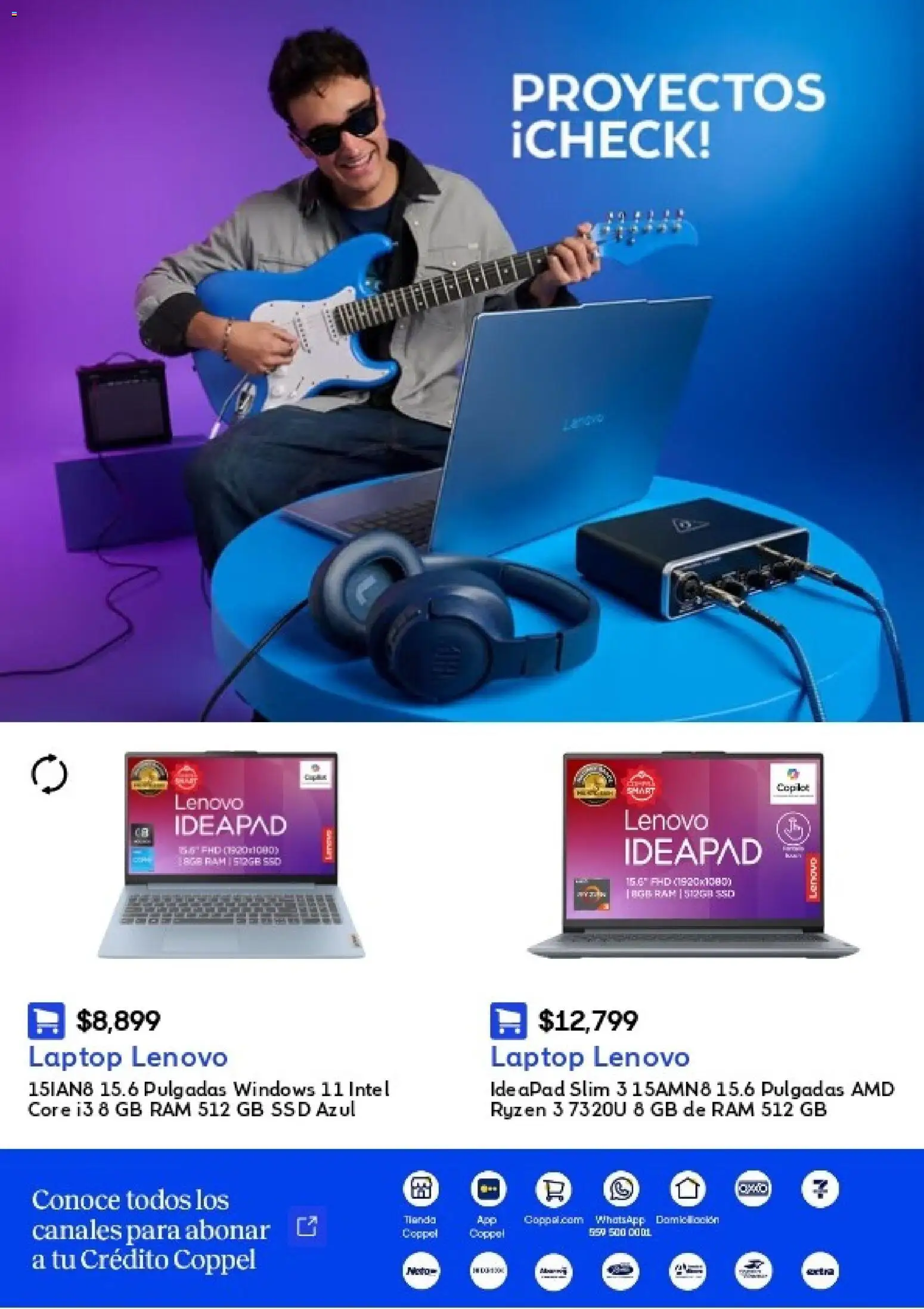 Nuevas ofertas de Coppel válidas en toda la República Mexicana desde el 14/08/2026. ¡Encuentra las mejores ofertas en Coppel catálogo Celulares y computación! | Página: 14 | Productos: Laptop