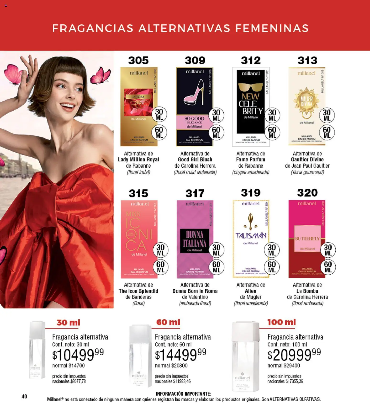 Millanel - Catálogo │ válido desde el 27.04.2026 | Página: 40 | Productos: Jean, Fragancia