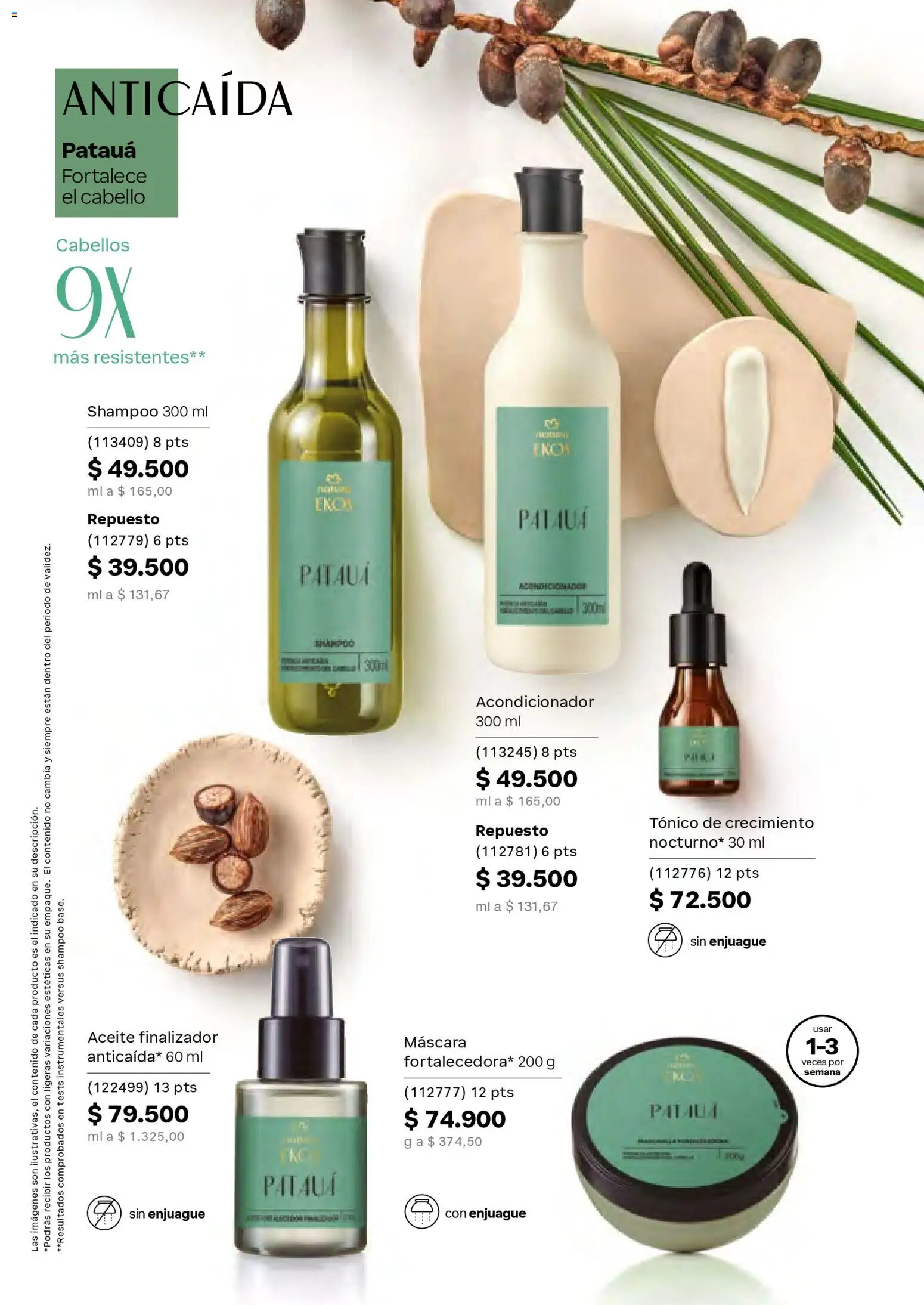 Natura revista - valida desde el 08.04.2026 | Página: 158 | Productos: Shampoo, Máscara, Acondicionador, Aceite