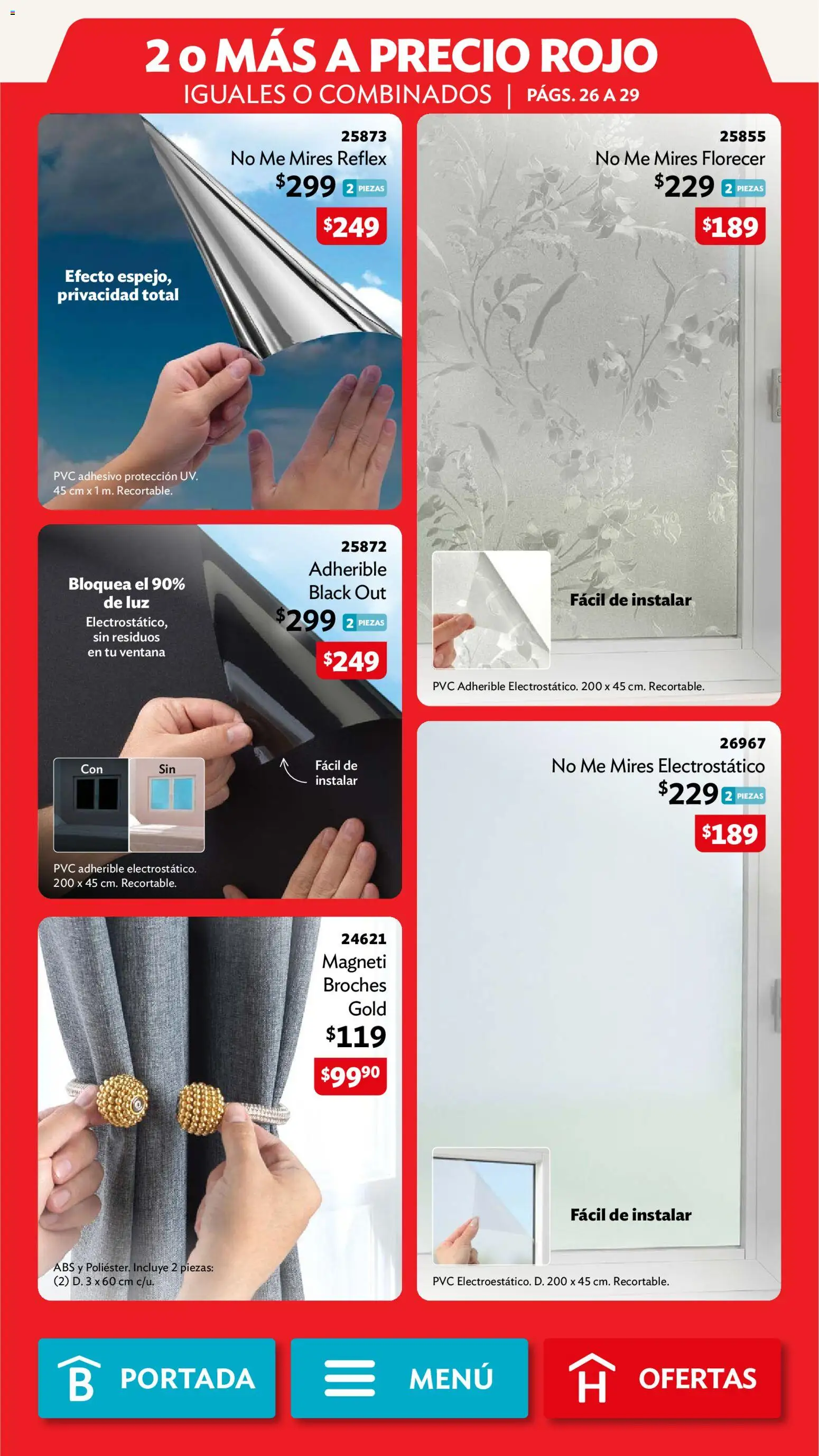 Nuevas ofertas de Betterware válidas en toda la República Mexicana desde el 29/06/2026. ¡Encuentra las mejores ofertas en Betterware campaña 7 2026! | Página: 27