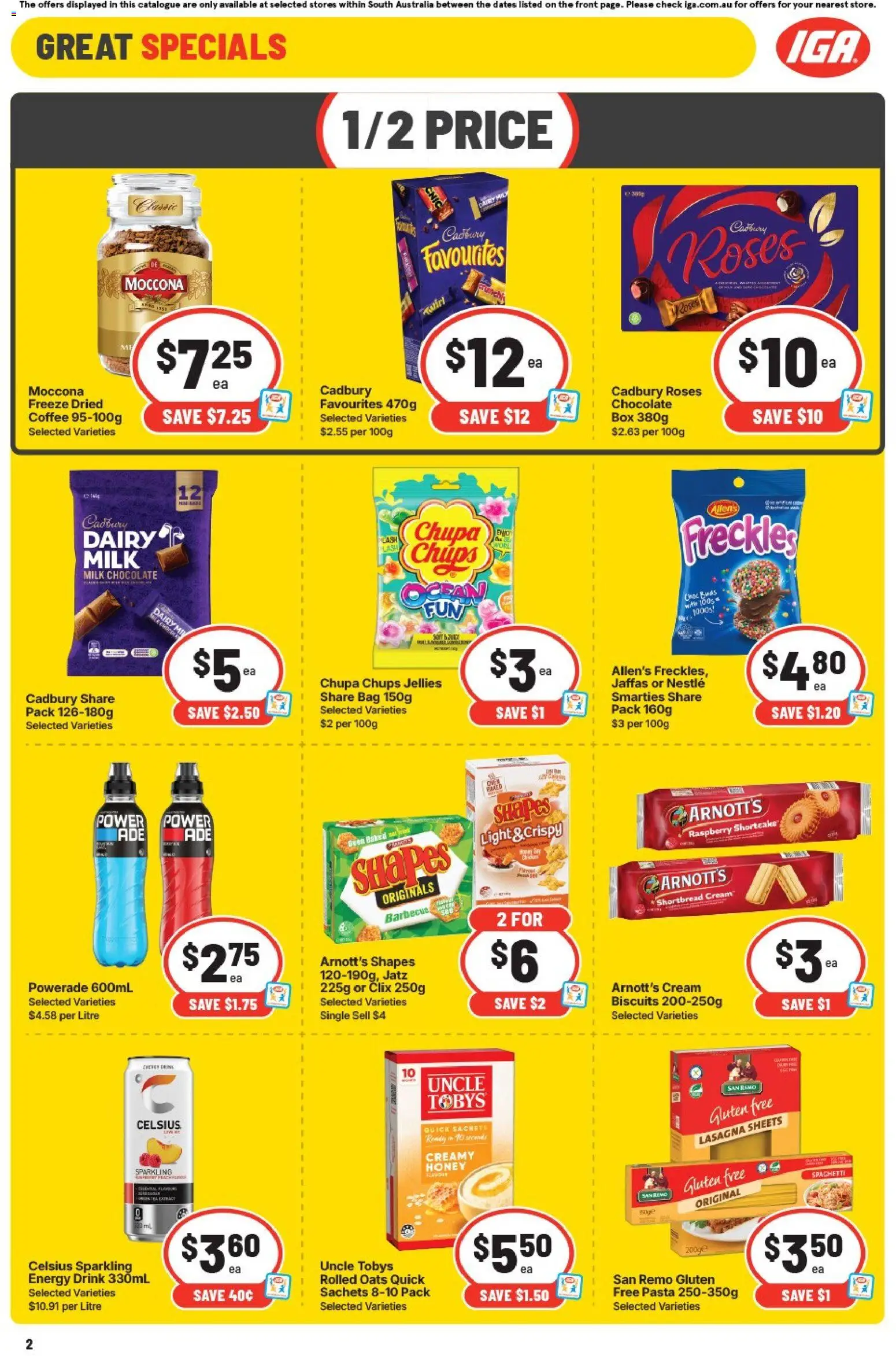 IGA catalogue - valid from 12/08/2026 | Page: 3 | Products: Milk, Dairy, Honey, Biscuits