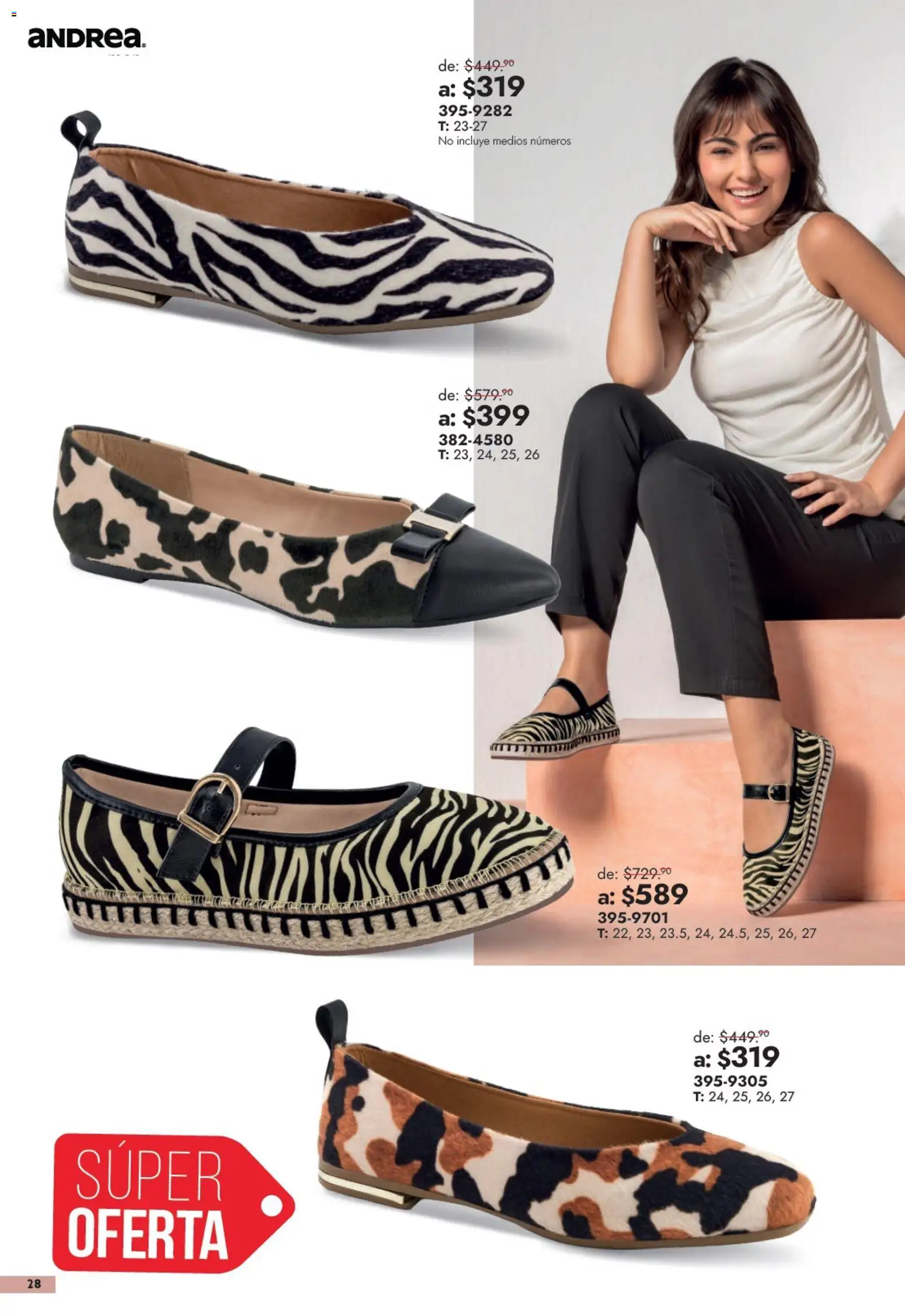 Nuevas ofertas de Andrea válidas en toda la República Mexicana desde el 13/09/2026. ¡Encuentra las mejores ofertas en Andrea catálogo Outlet! | Página: 28