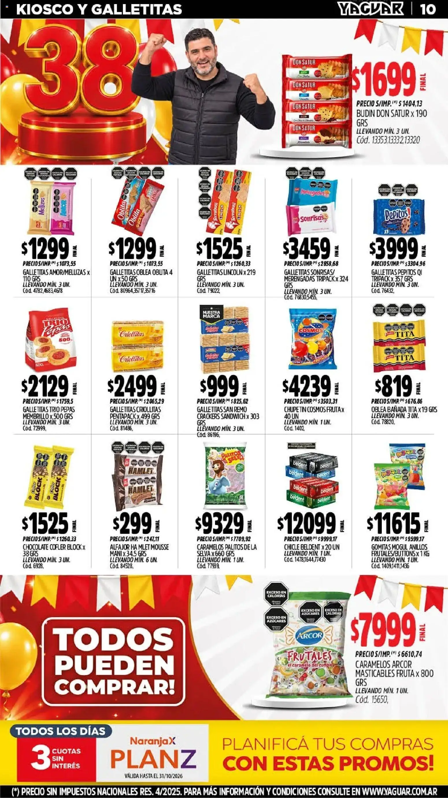 Yaguar - Oferta Semanal Salta │ válido desde el 12/10/2026 | Página: 12
